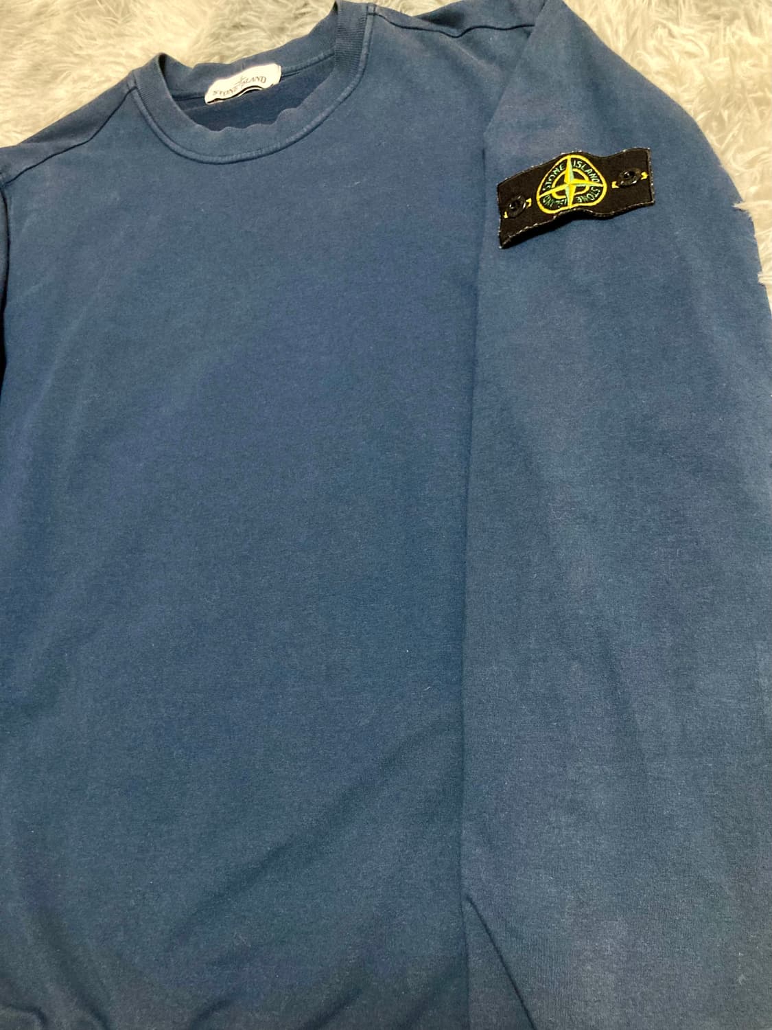 [L size] 스톤아일랜드 맨투맨 네이비 급처 상품이미지3