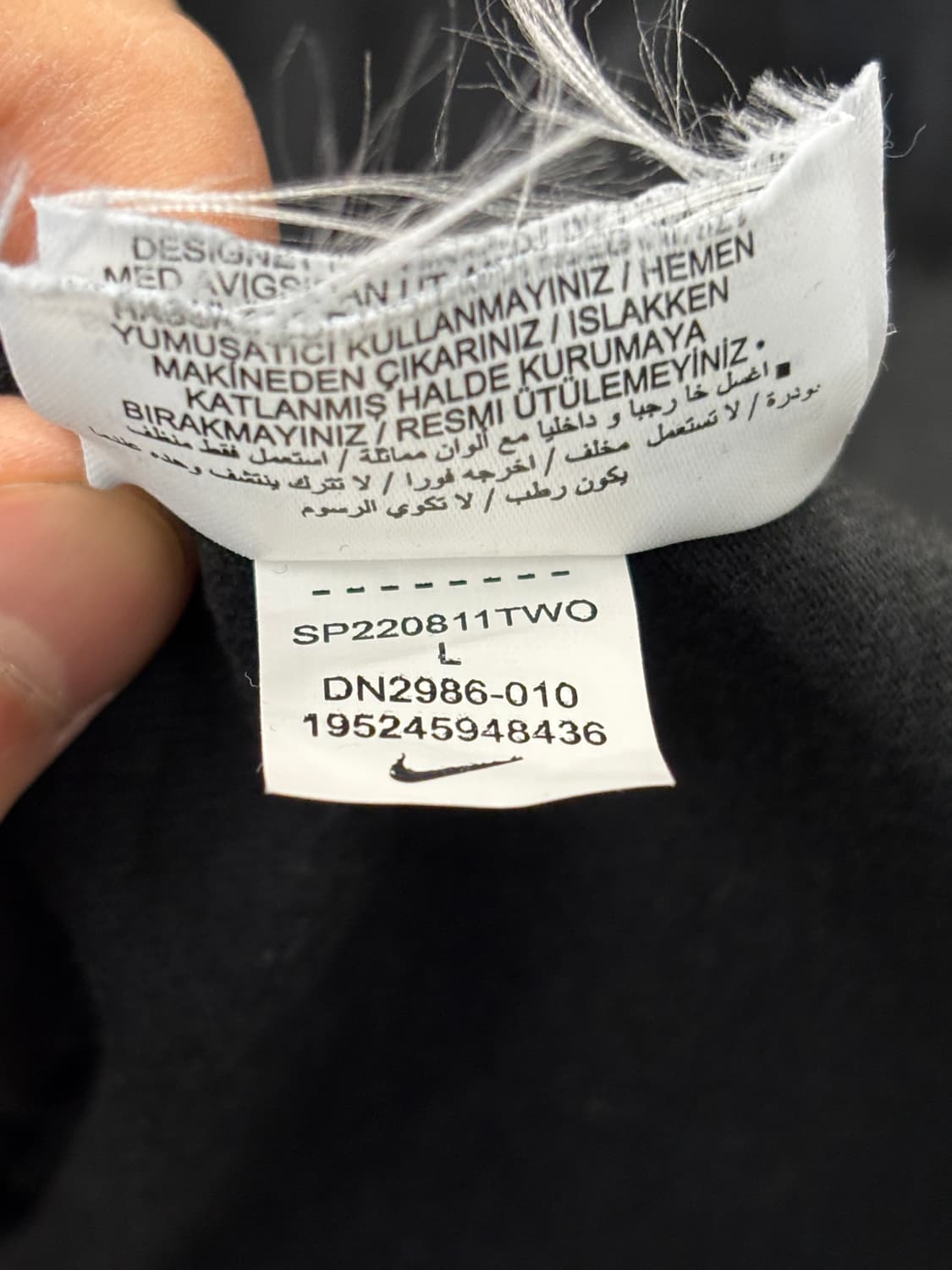 나이키 드라이핏 베스킷볼 티셔츠 블랙 L 상품이미지6