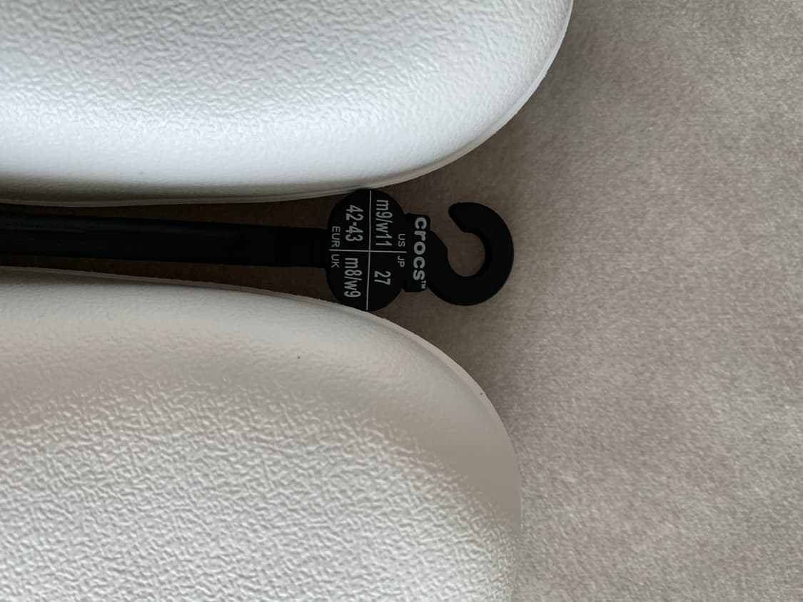 (새상품) 크록스 온 더 클락 워크 슬립온 270 상품이미지5