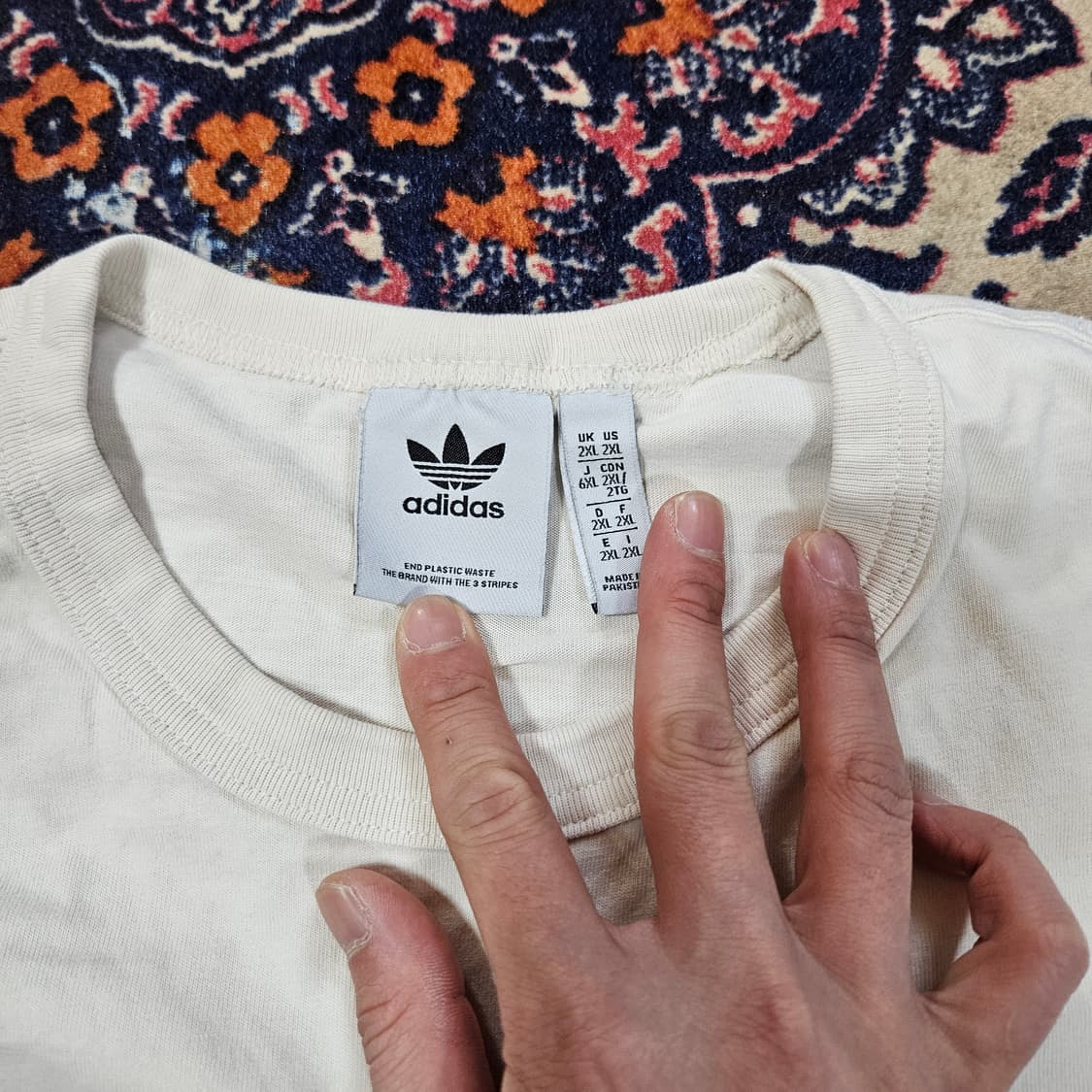 아디다스 오리지널 루즈핏 반팔티셔츠 2XL 상품이미지5