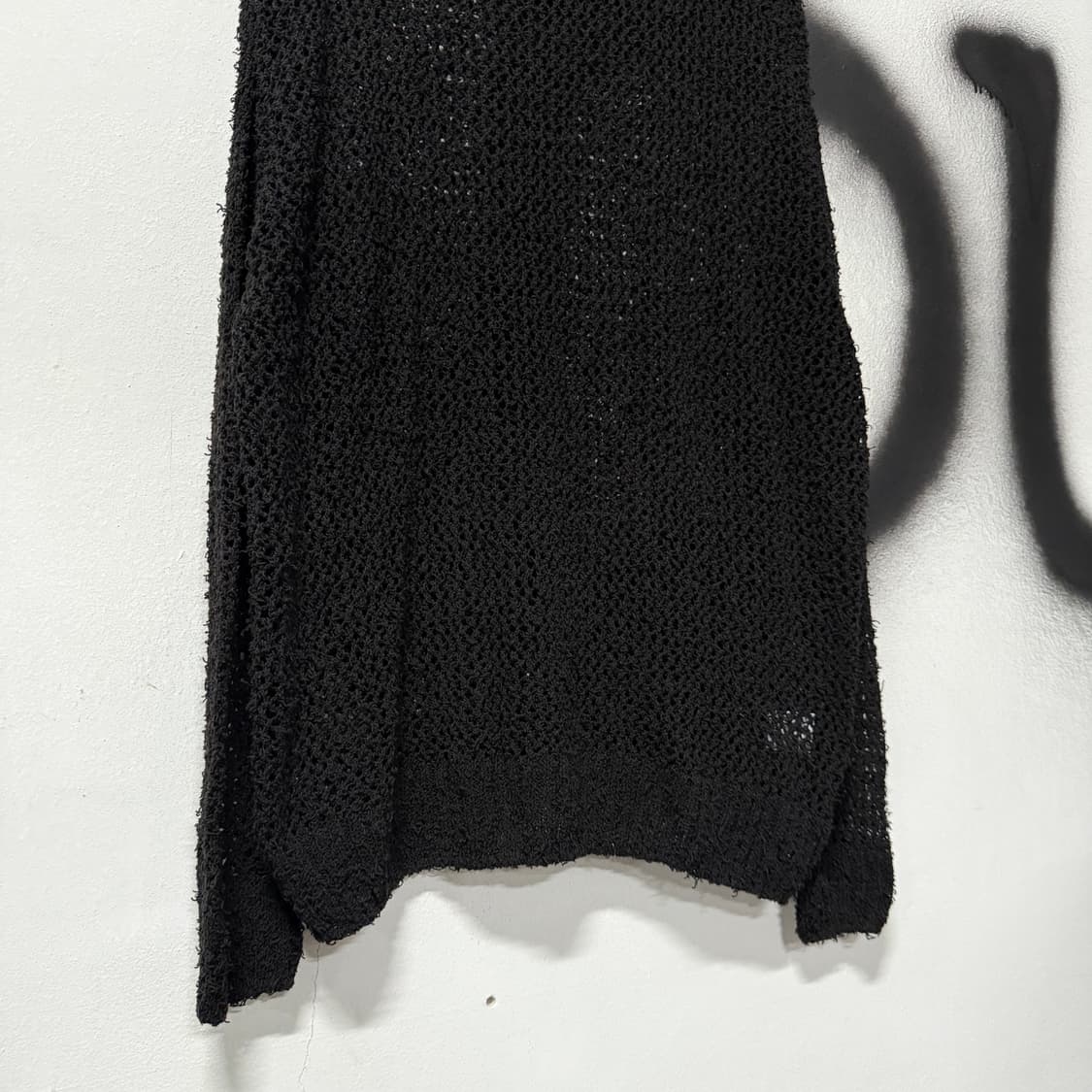 VTG 빈티지 크로쉐 와플 롱 슬리브 루즈핏 티셔츠 상품이미지4