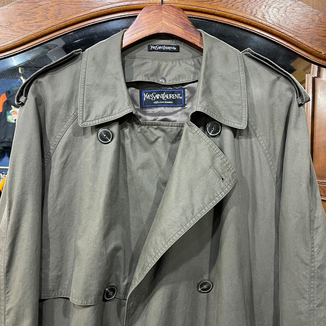 YSL 입생로랑 트렌치 롱 코트 상품이미지3