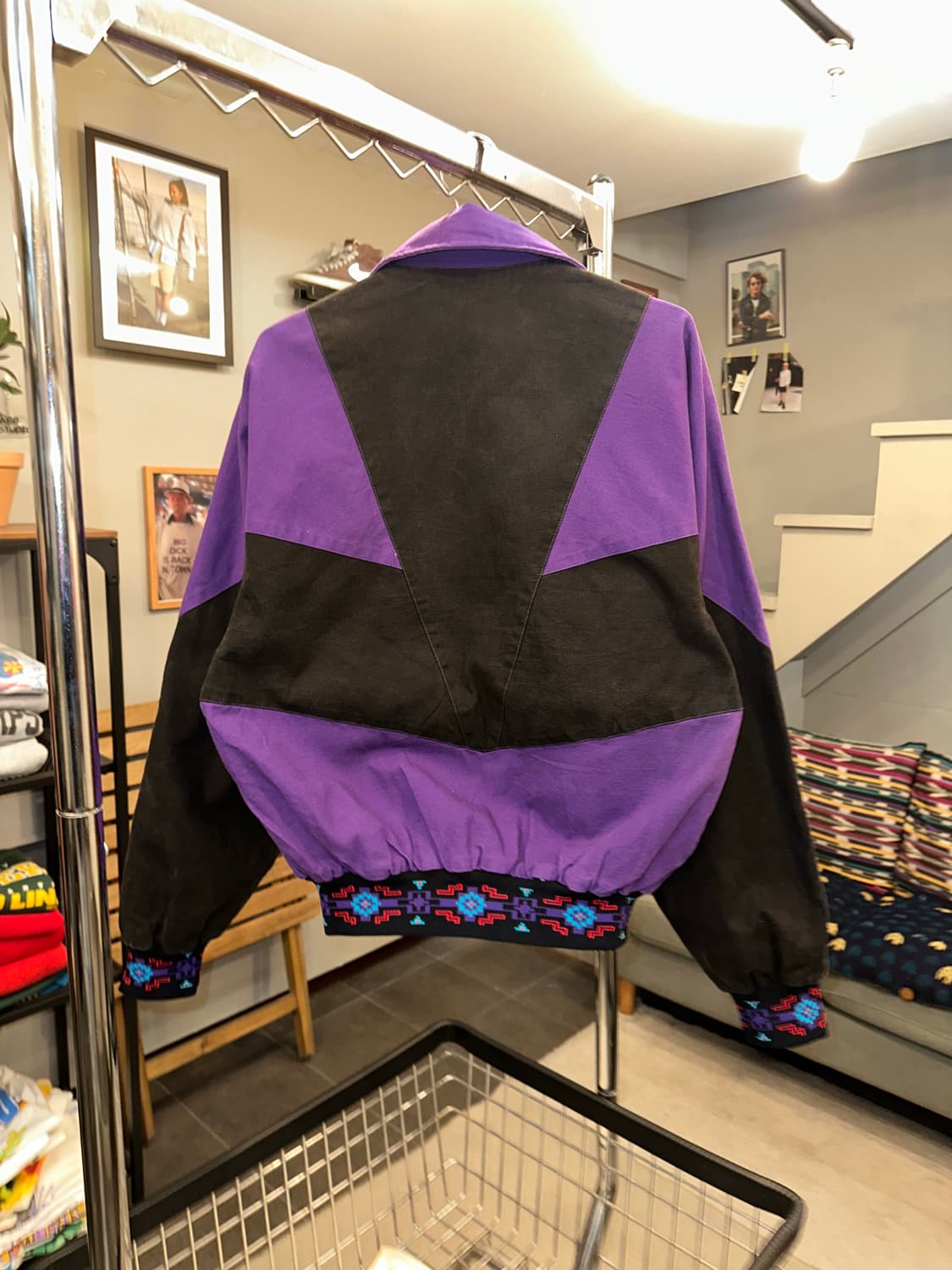 90’s American Aztec reversible jacket  상품이미지10