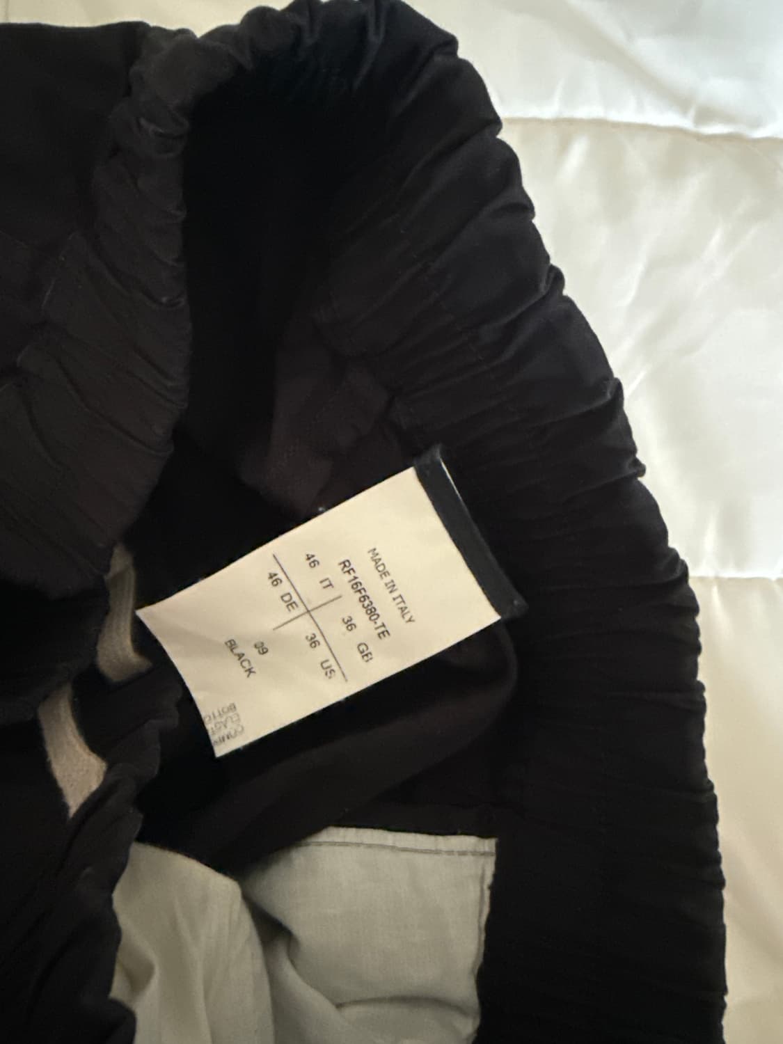 릭오웬스 드로우 스트링 상품이미지2