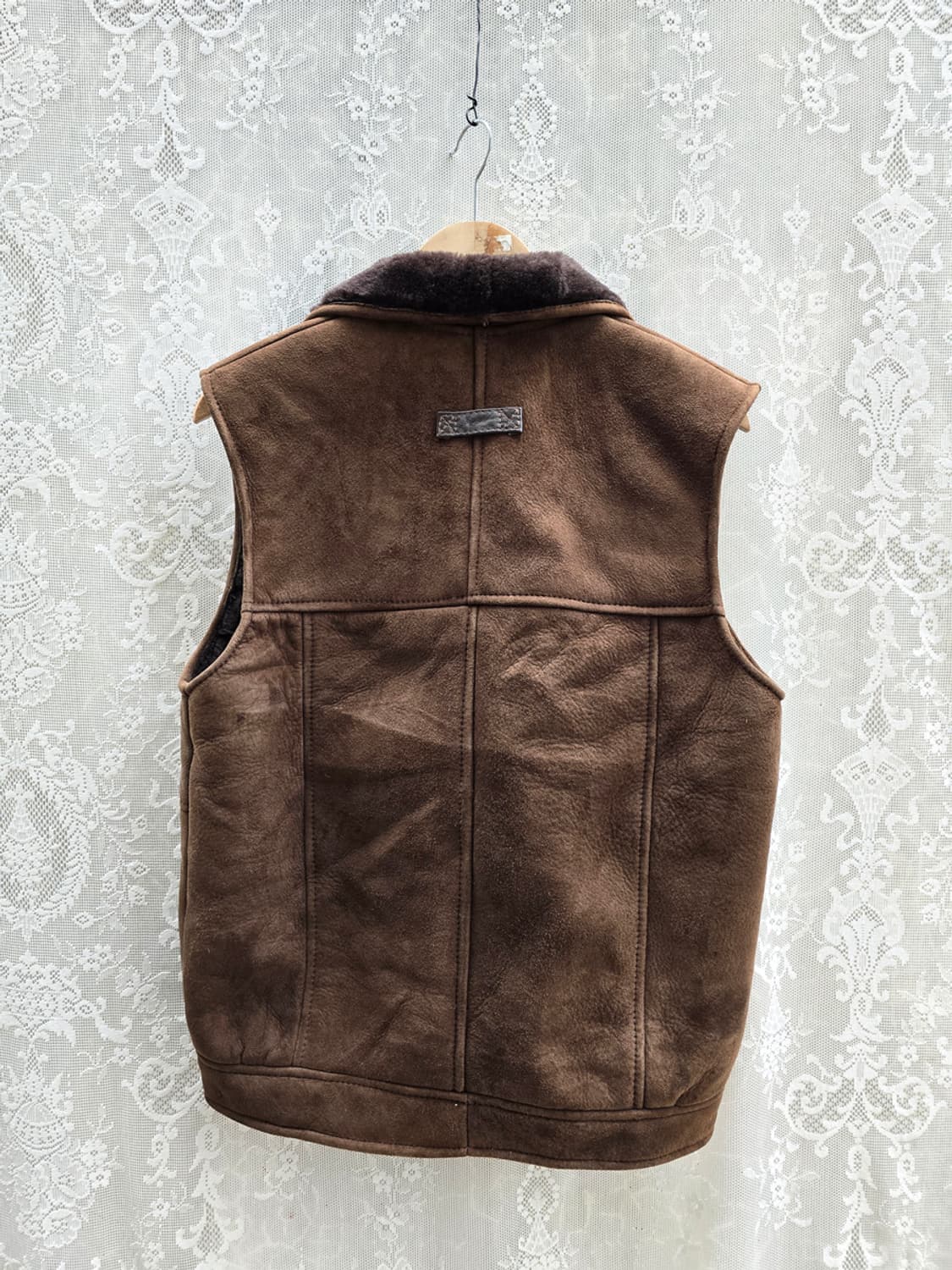 90s 나이츠 뉴질랜드 핸드메이드 무스탕 상품이미지5