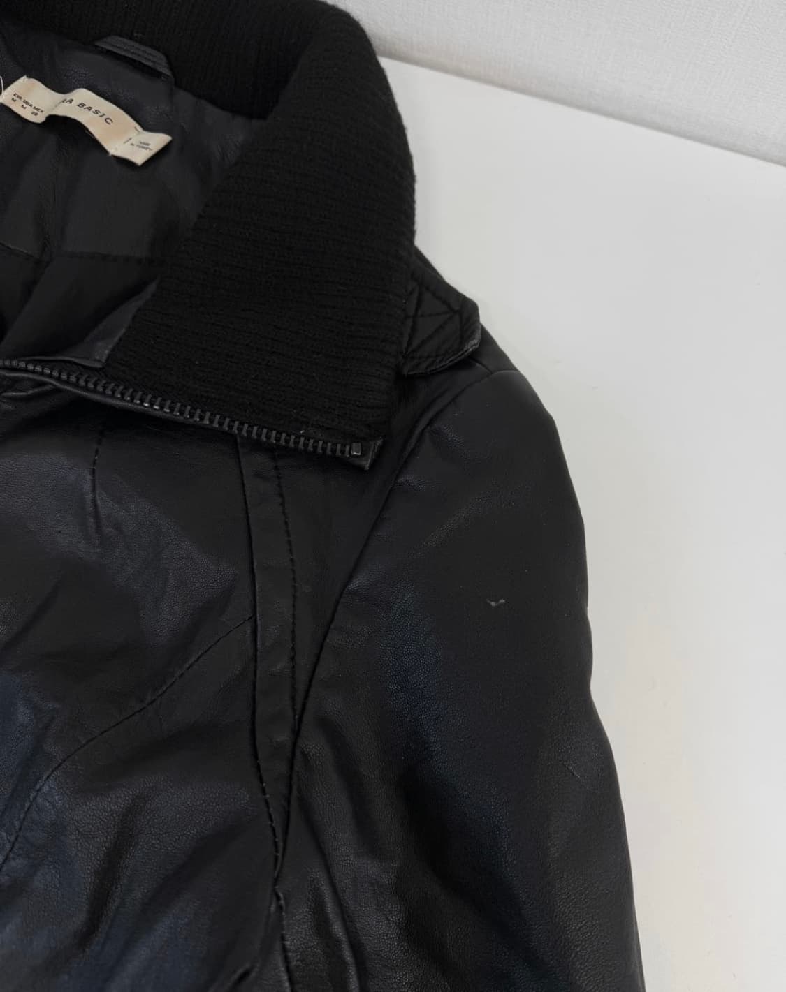 자라베이직 가죽자켓 상품이미지3