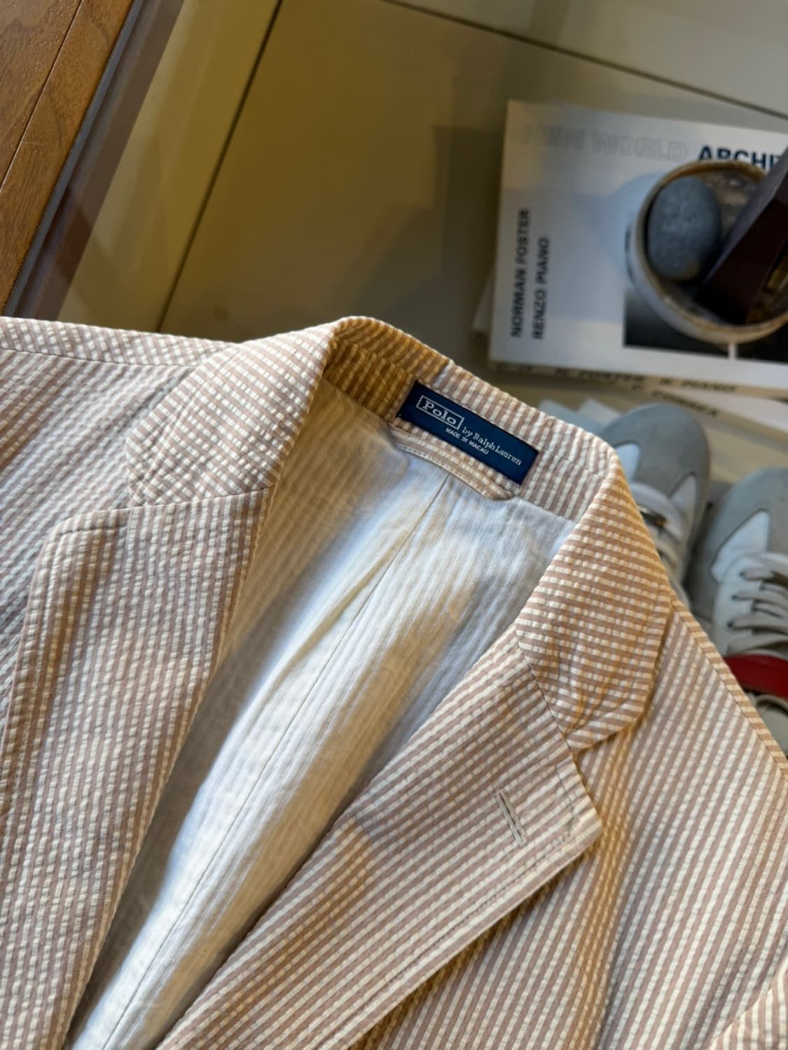 폴로 랄프로렌 시어서커 자켓 100 상품이미지7