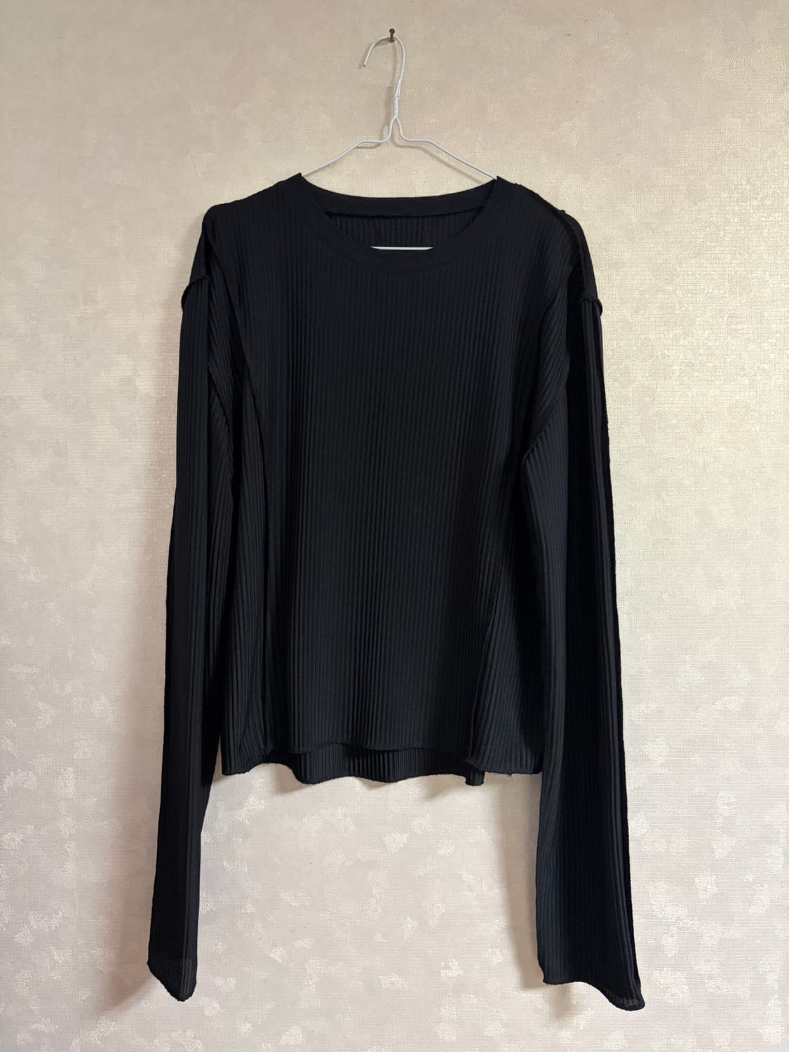 YYYY 롱슬리브 블랙 1사이즈 상품이미지3