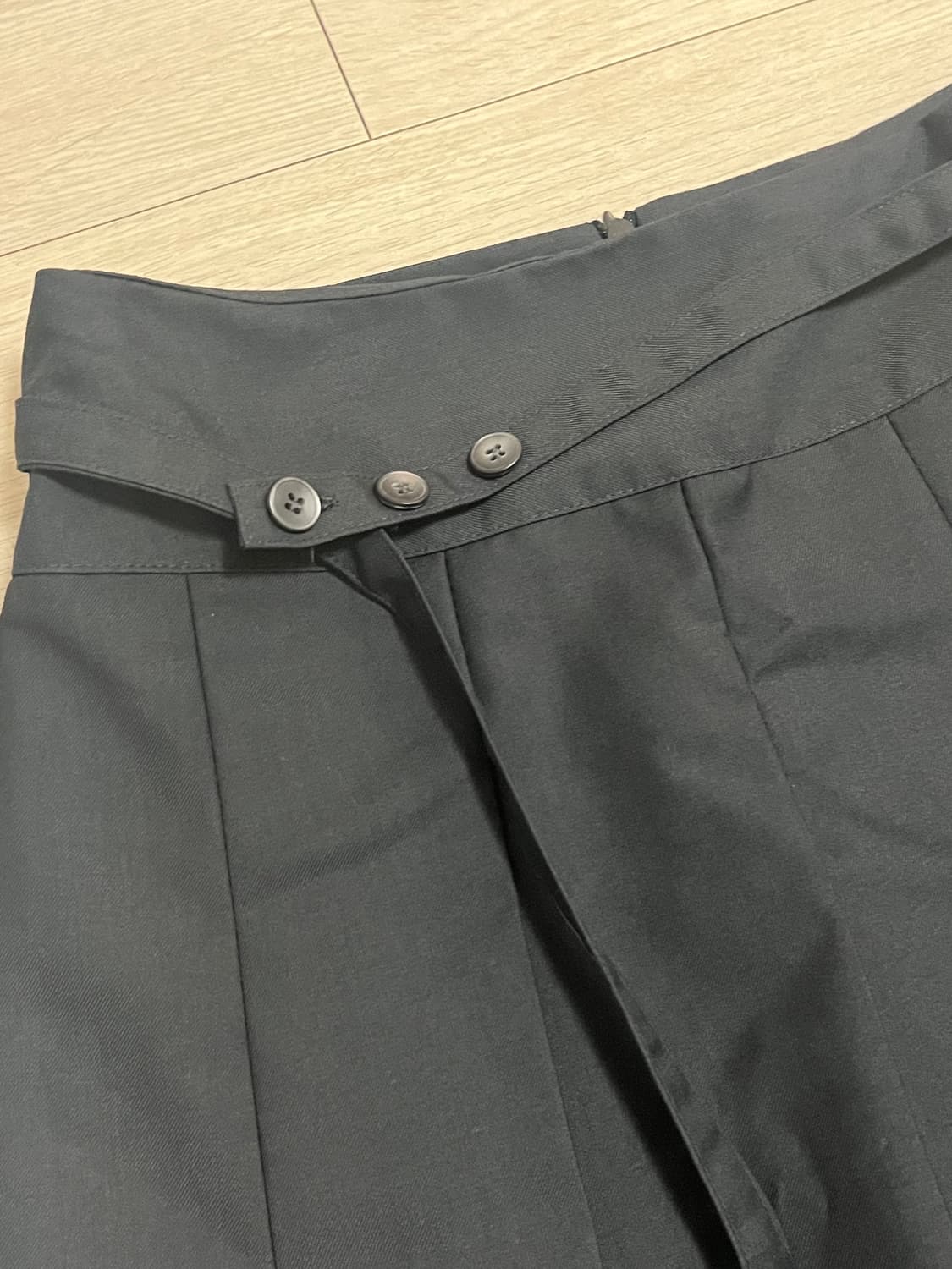 아워코모스 플리츠스커트 909 pleats slit skirt 상품이미지3