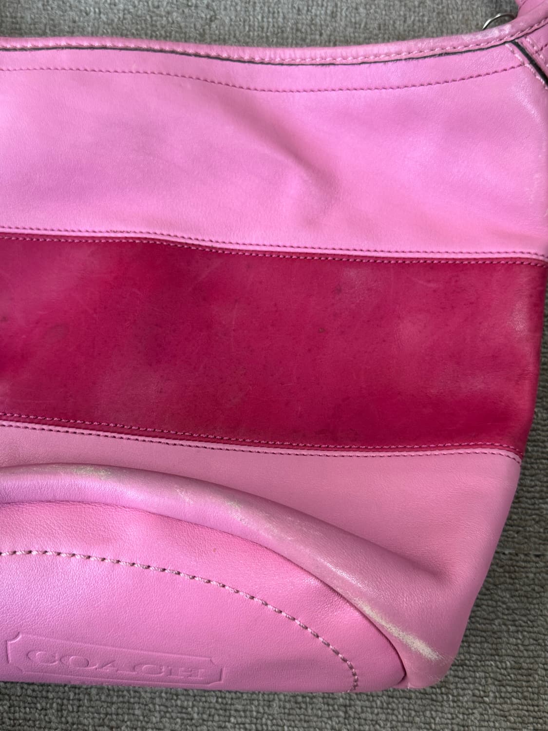 올드 코치 럭비 스트라이프 더플 크로스백 상품이미지3