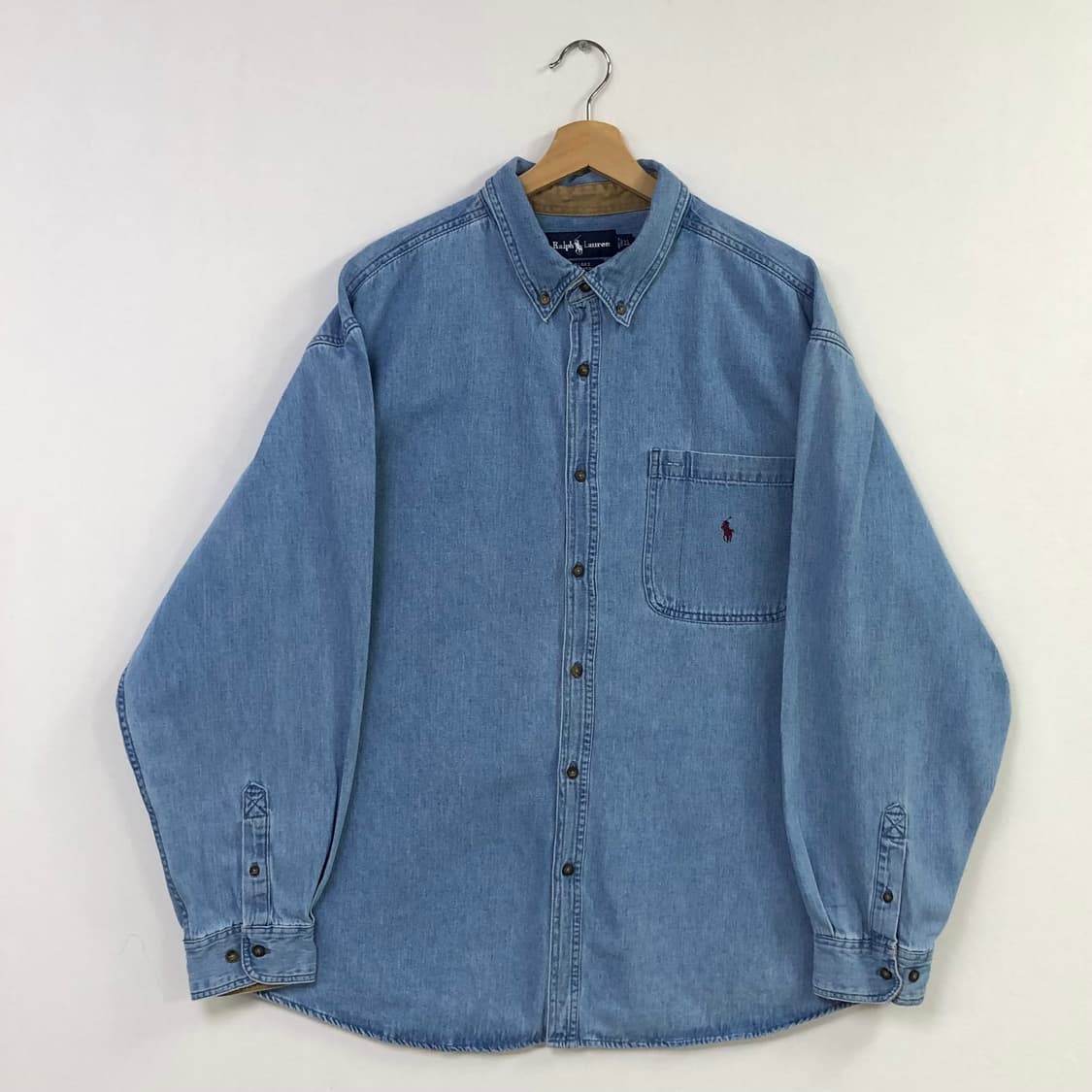 Xxl 폴로 데님 셔츠 상품이미지2