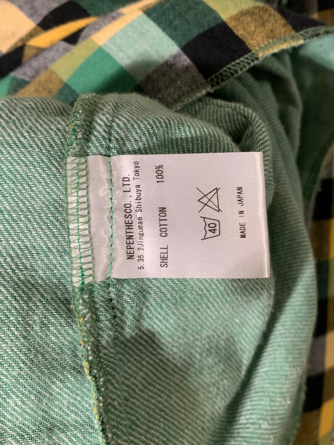 남이사팔 버튼카라 지퍼 폴로 체크셔츠 상품이미지8