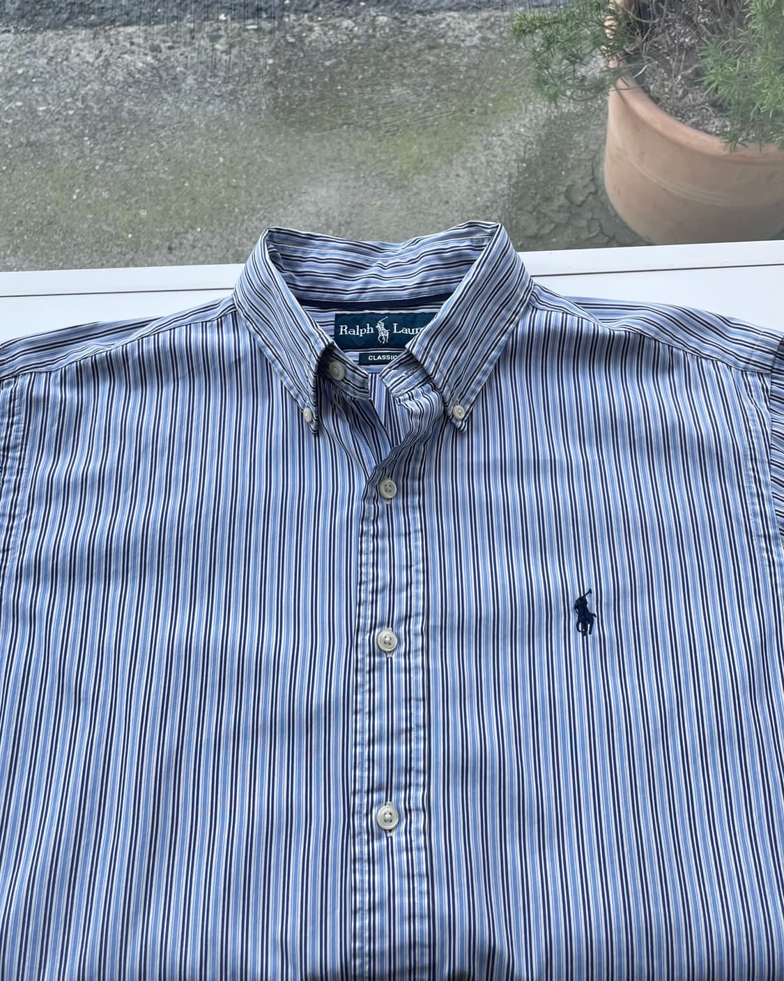 Polo Ralph Lauren Striped Poplin Shirt M 상품이미지2