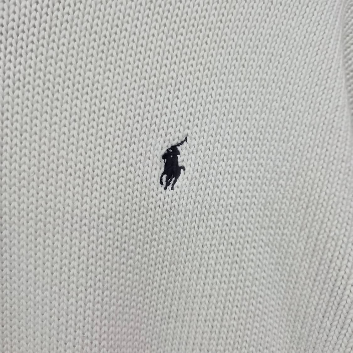 폴로 랄프로렌 화이트 니트 스웨터 남녀공용 L 상품이미지2