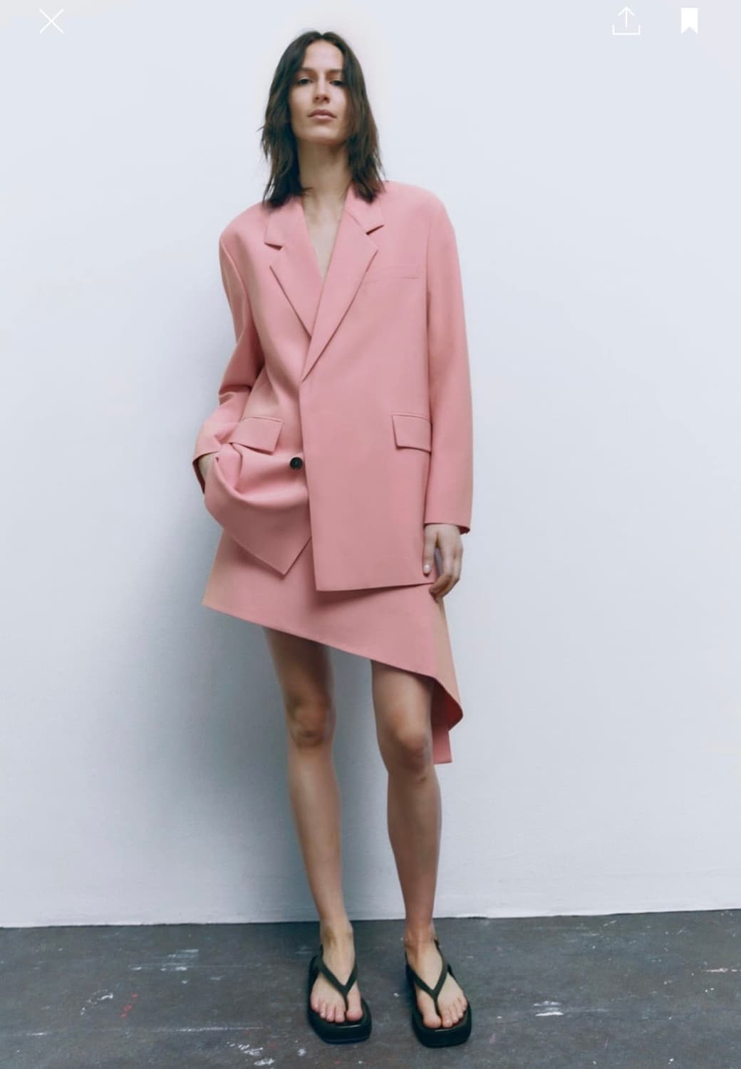 자라 셋업 하객룩 상품이미지1