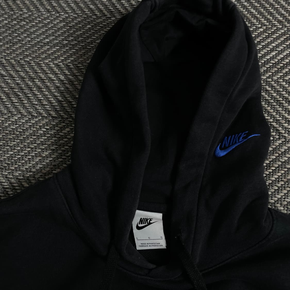 나이키 NSW 에센셜 프렌치 테리 후드티 블랙y 3796 상품이미지6
