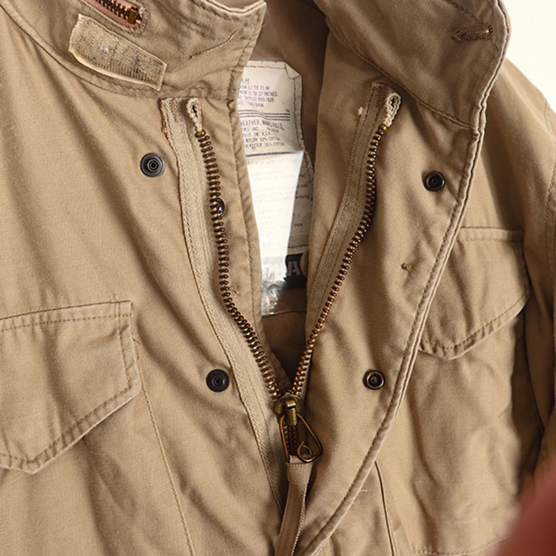 알파인더스트리 USA M-65 와펜 필드 자켓 (S) 상품이미지5