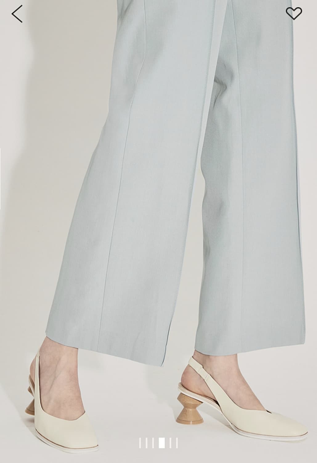 (1회 착용)랑방컬렉션 테이퍼드 팬츠 55사이즈 상품이미지5