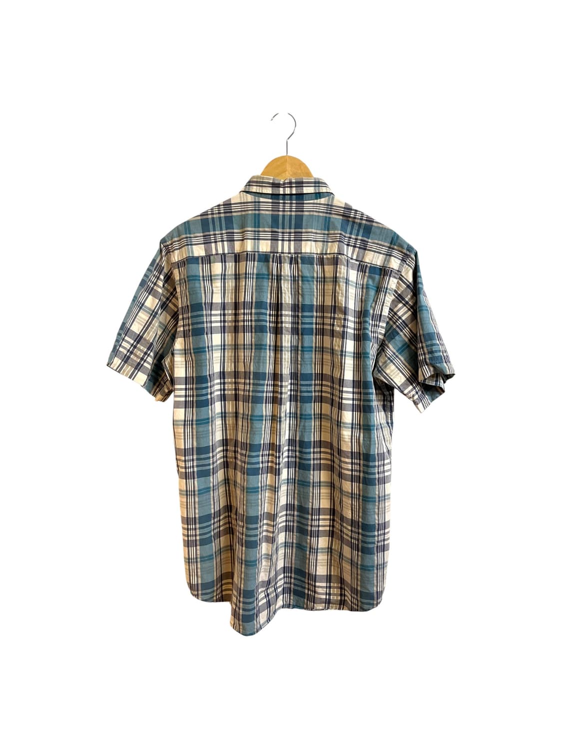 빈폴 블루 체크 반팔 셔츠 XL 상품이미지2