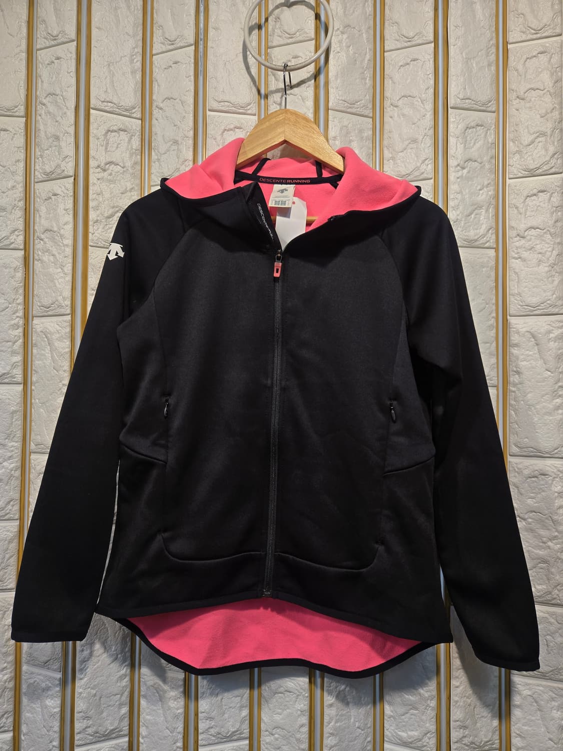 데상트 여성 기모 후드집업 져지 트레이닝상의 M 새상급 상품이미지1