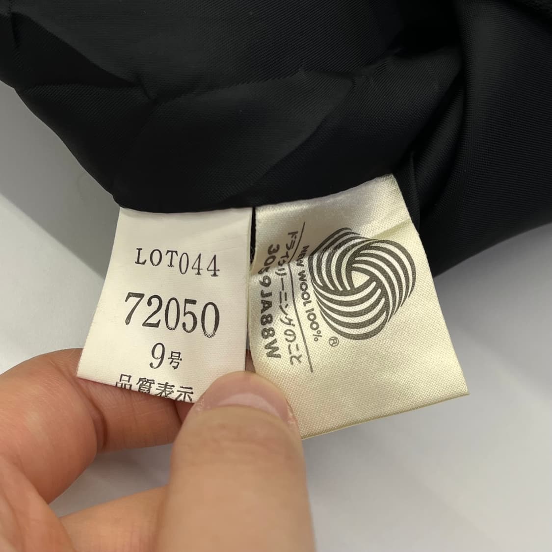 발렌시아가 유니폼 금장 울 논카라 자켓 블랙 상품이미지8