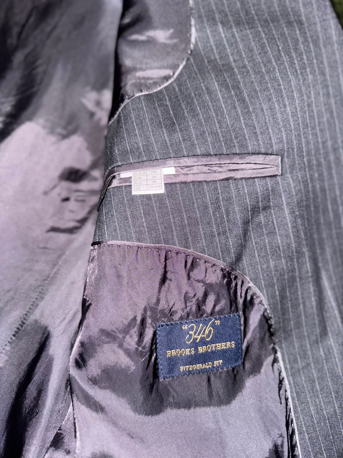 [39R] 브룩스 브라더스 USA 346 스트레치 스트라이프 블레이저 상품이미지6