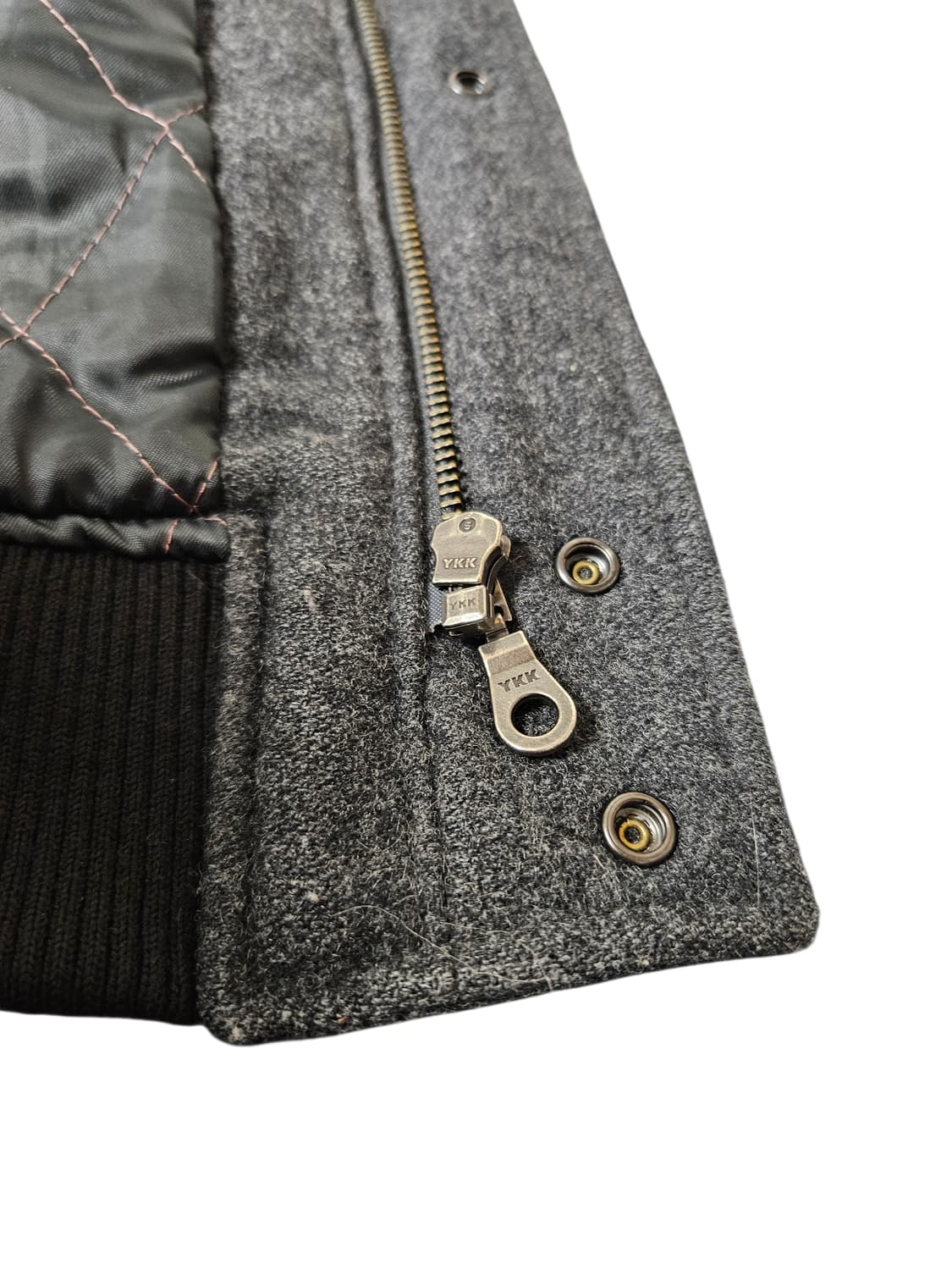 페이퍼리즘 양가죽 바시티자켓 L 상품이미지4