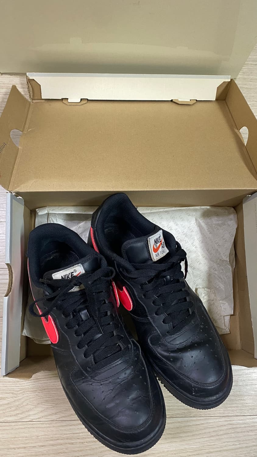 나이키 에어포스1 07 QS 블랙 270 상품이미지2