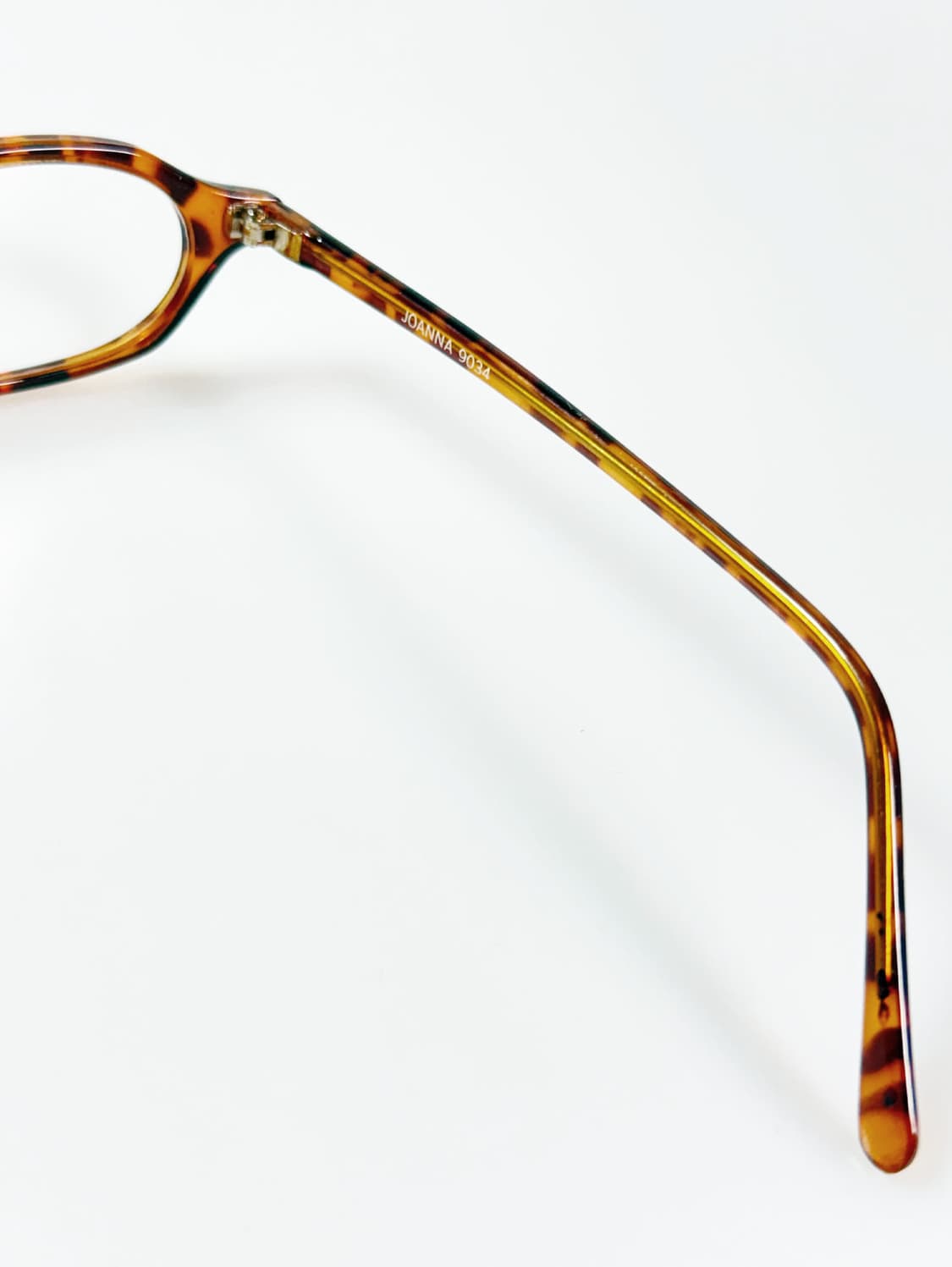 90s JOANNNA 토터스쉘 오벌 뿔테 프레임 빈티지 안경 상품이미지5