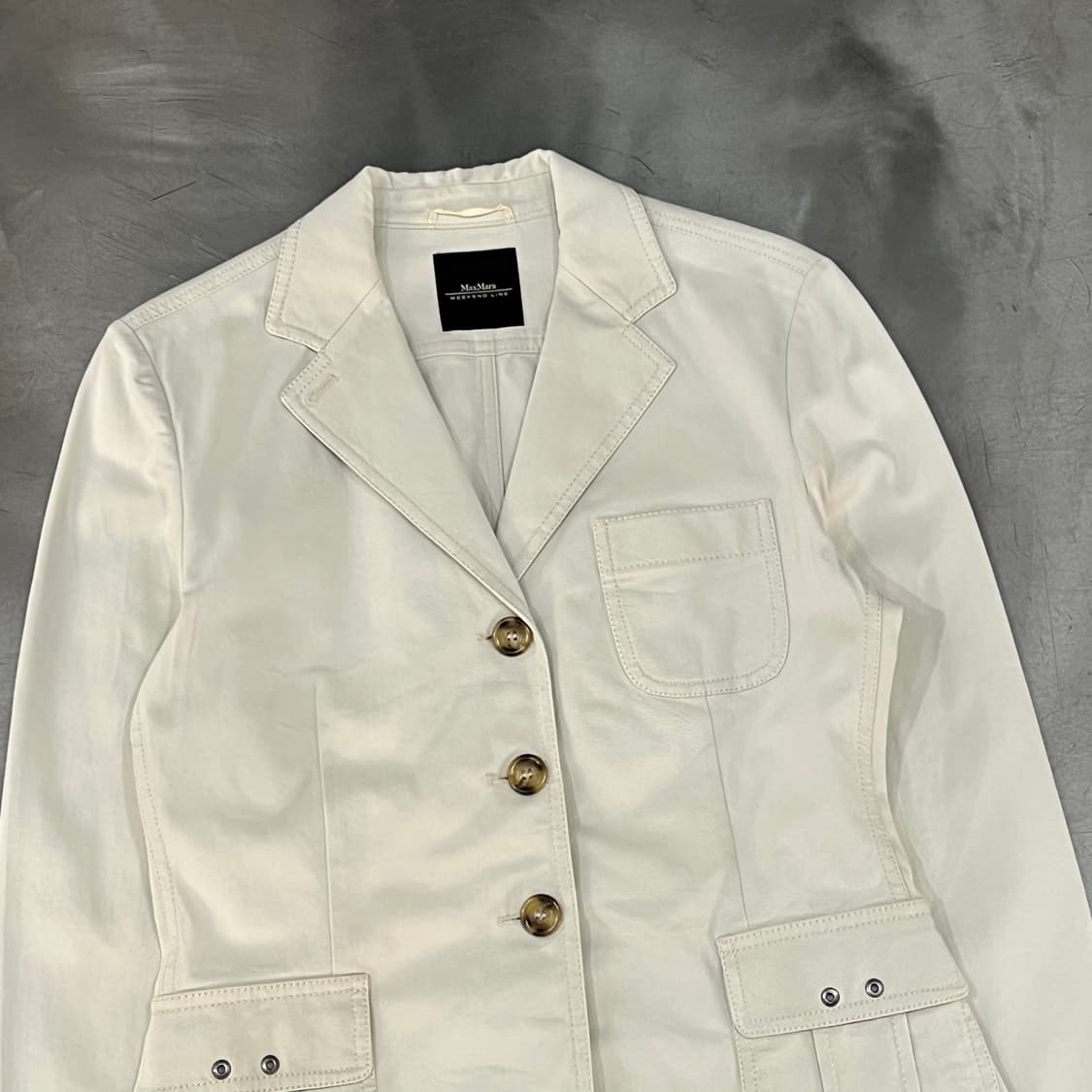 막스마라 코튼 워크 블레이저 y16010 상품이미지3
