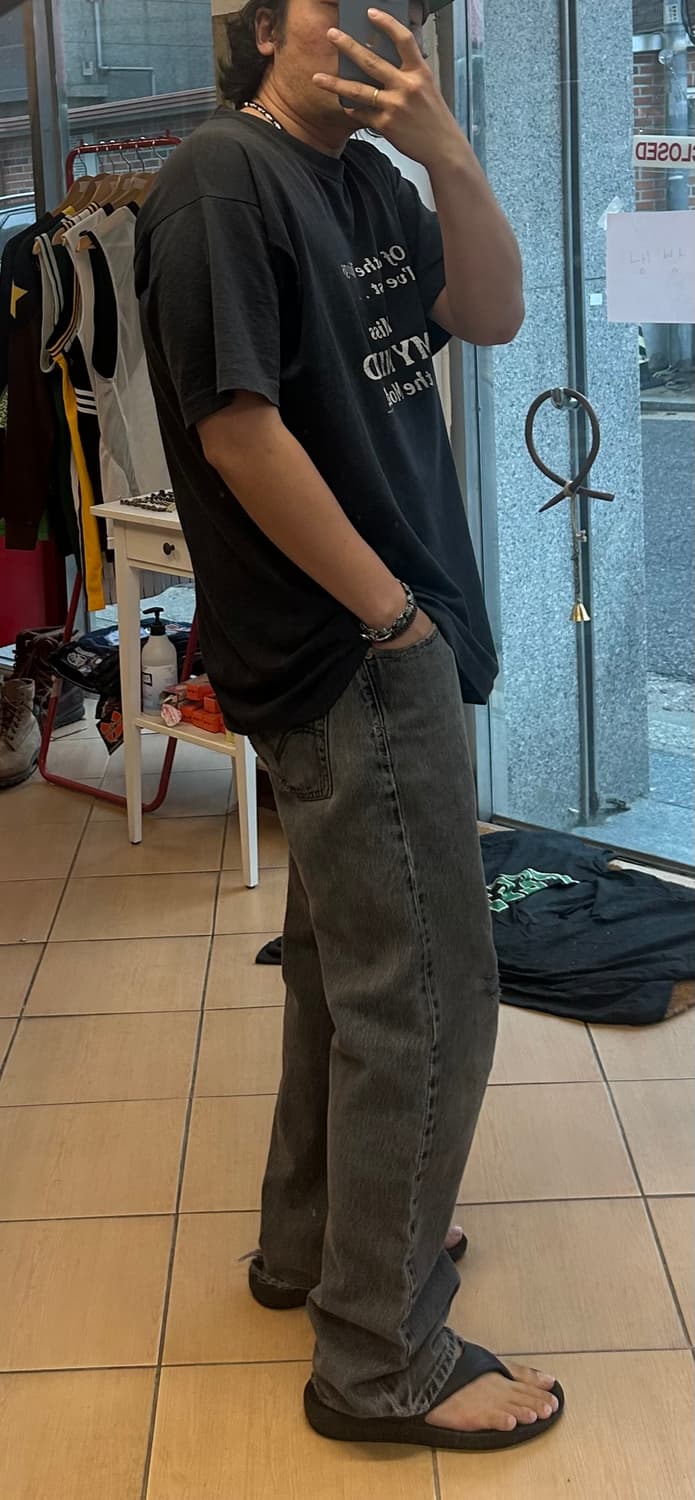 00‘s Levi’s501 Black jeans 33in 상품이미지9