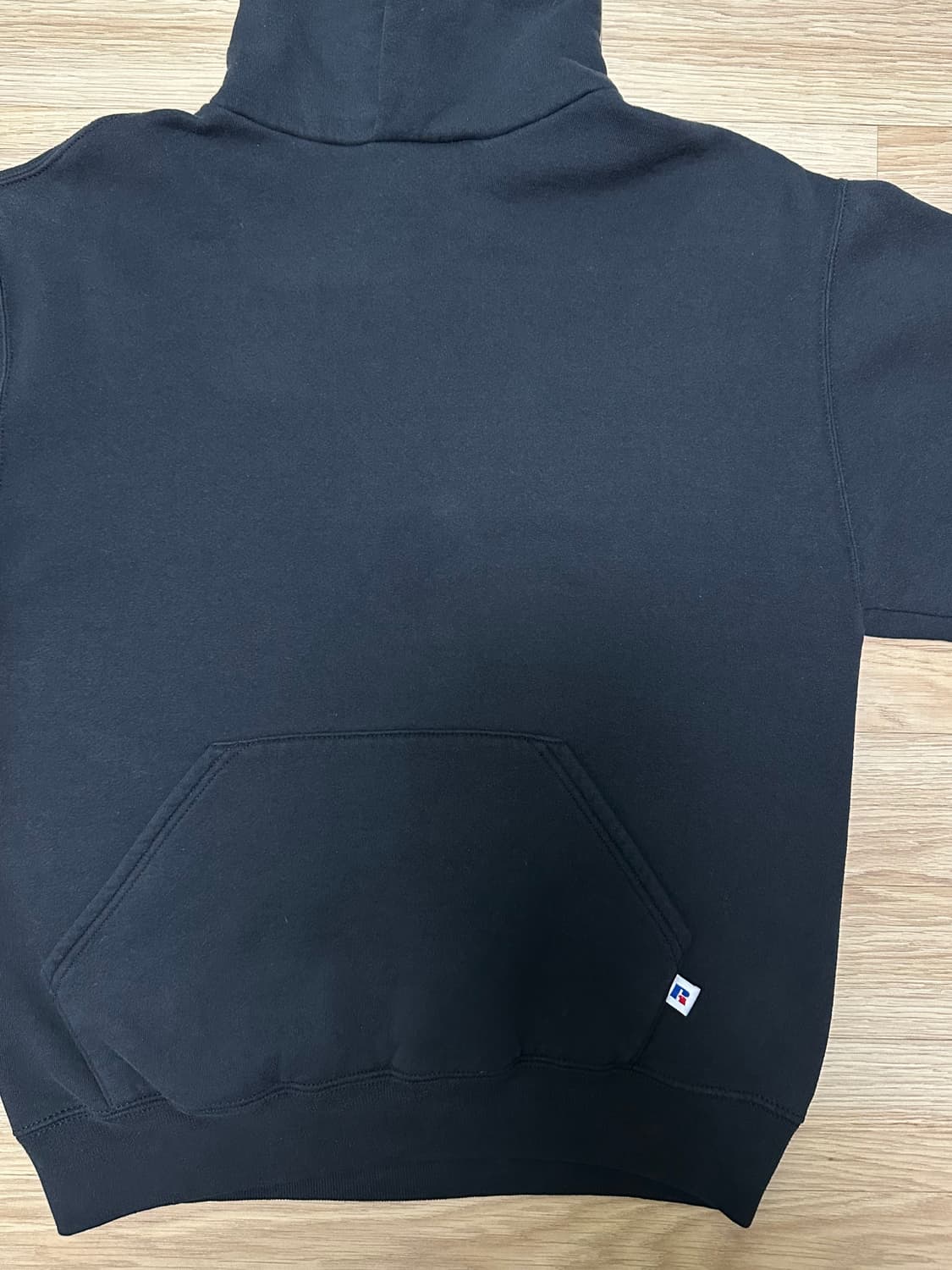 90s 빈티지 러셀 후드 블랙 M USA 상품이미지7