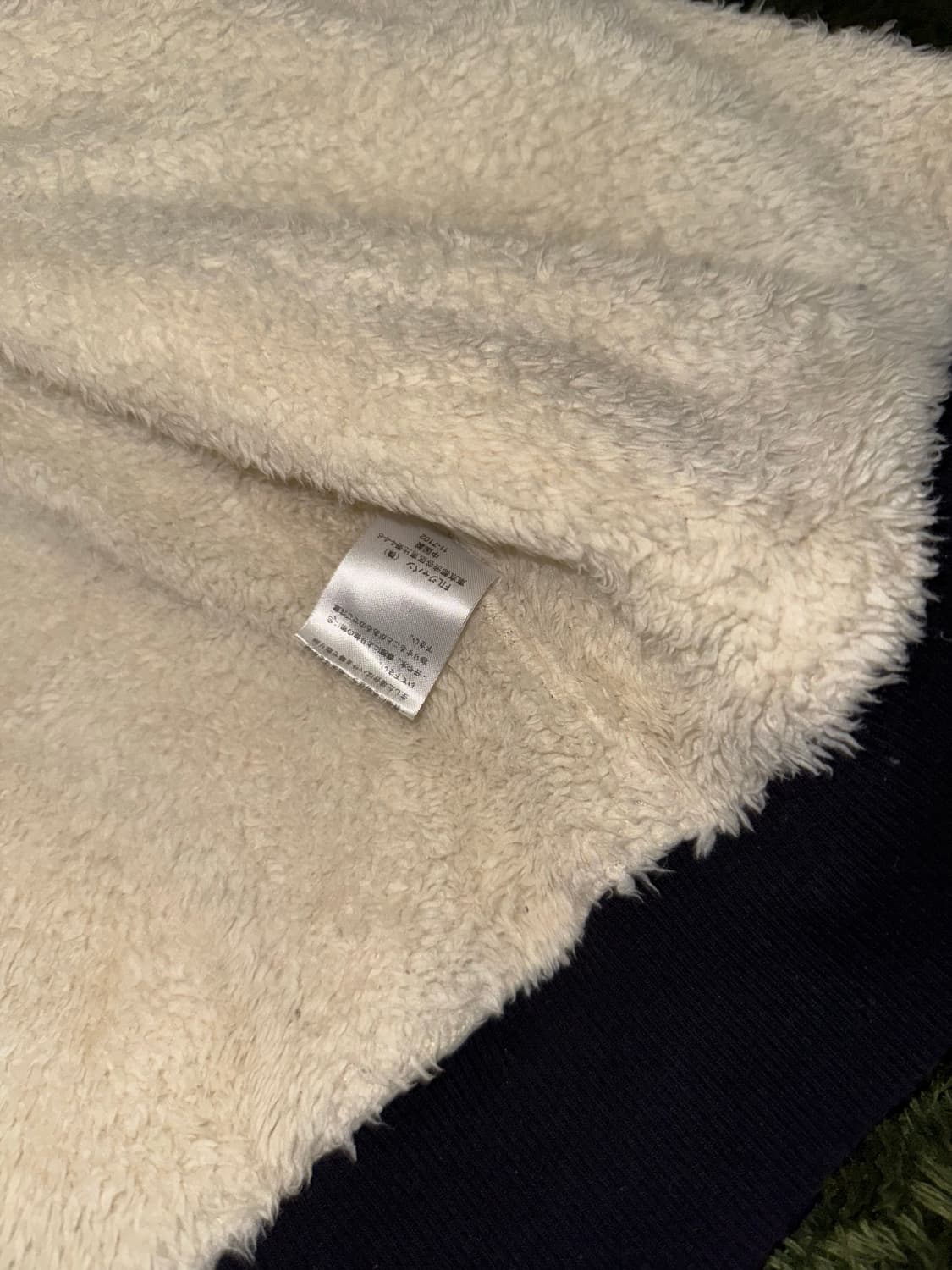 [L] 러셀 애슬레틱 엠브로더리 로고 이너 플리스 스타디움 자켓 그레이 상품이미지8