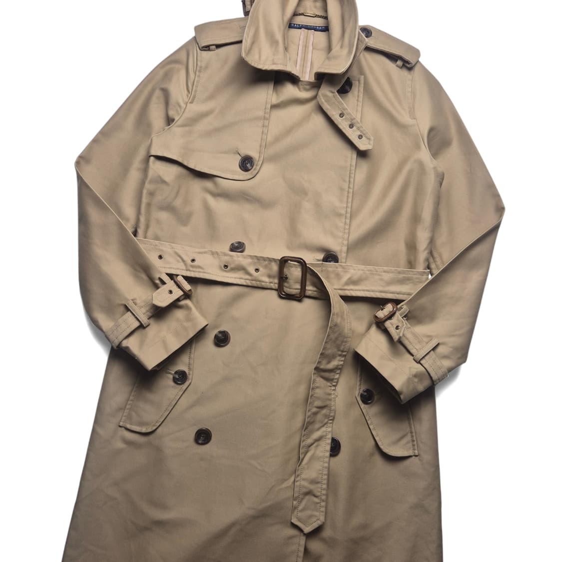 [M] 폴로 랄프로렌 벨티드 더블 브레스티드 트렌치코트 상품이미지3