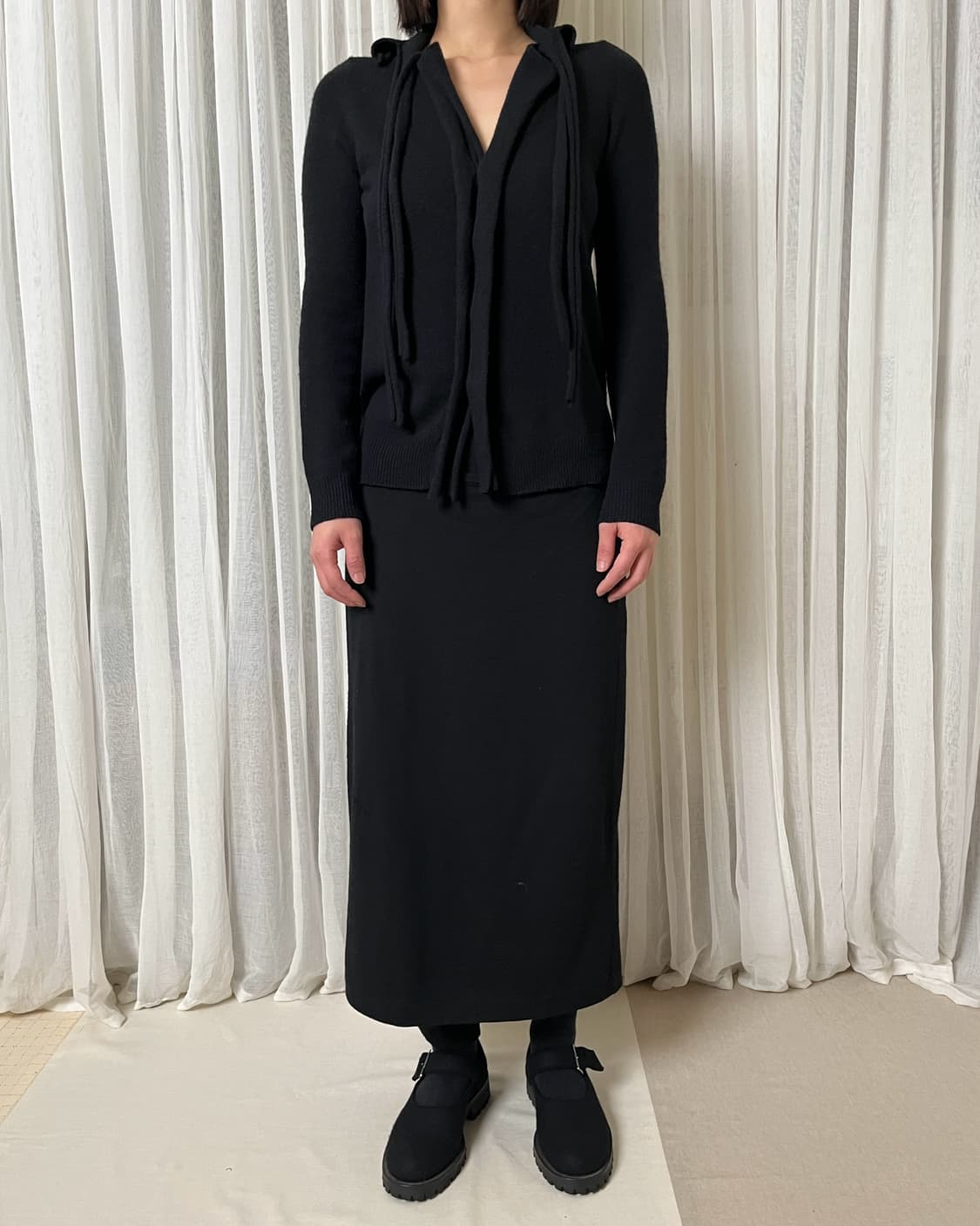 요지야마모토 카라 스트랩 가디건 yohji yamamoto Y’s  상품이미지9