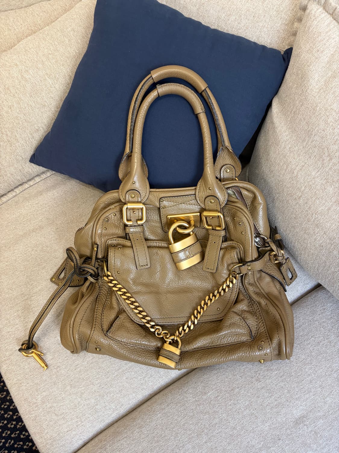 [A+ 정품] 끌로에 패딩턴백 브라운 라지 상품이미지1