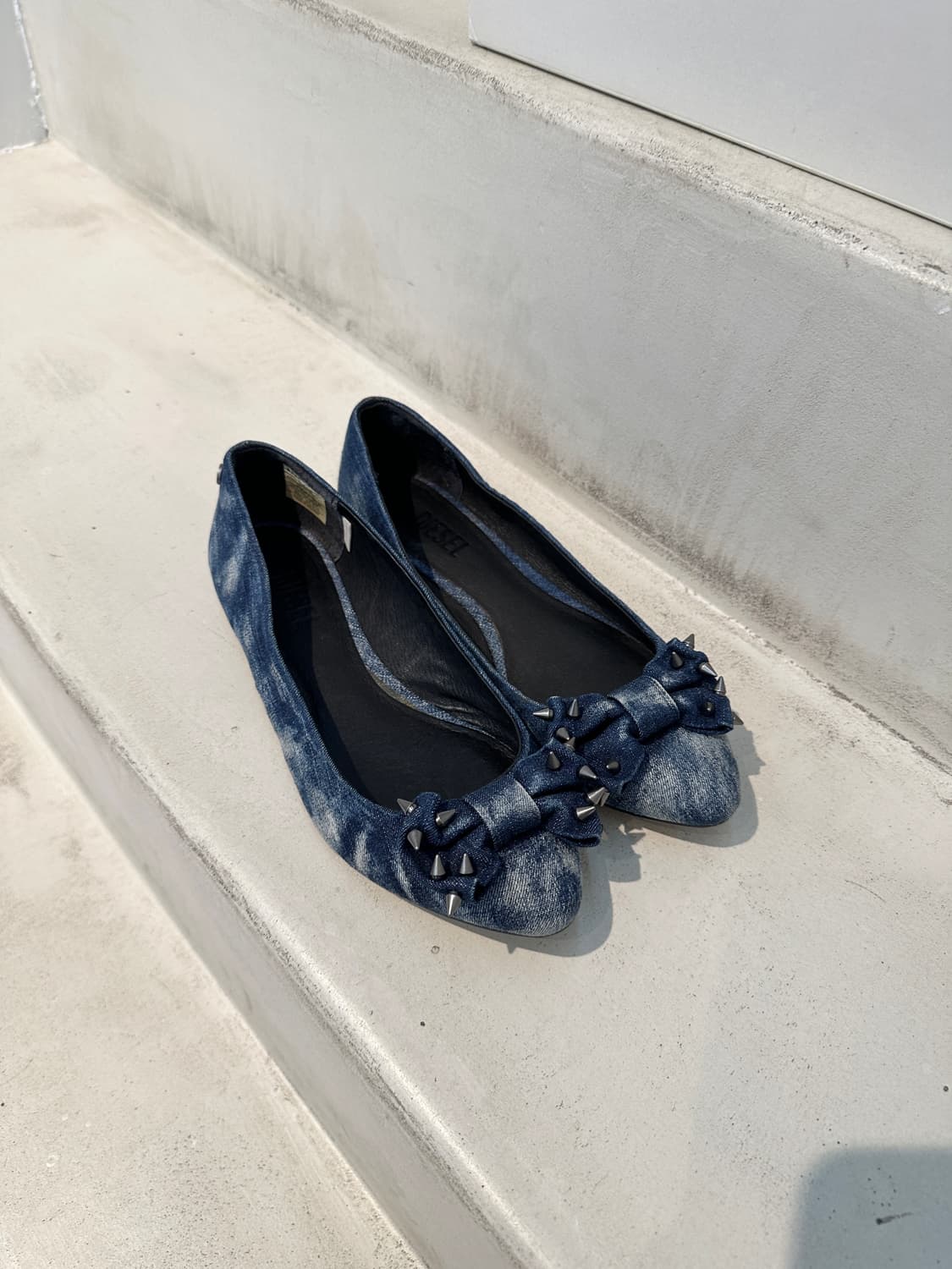 Diesel denim ribbon flats 상품이미지2