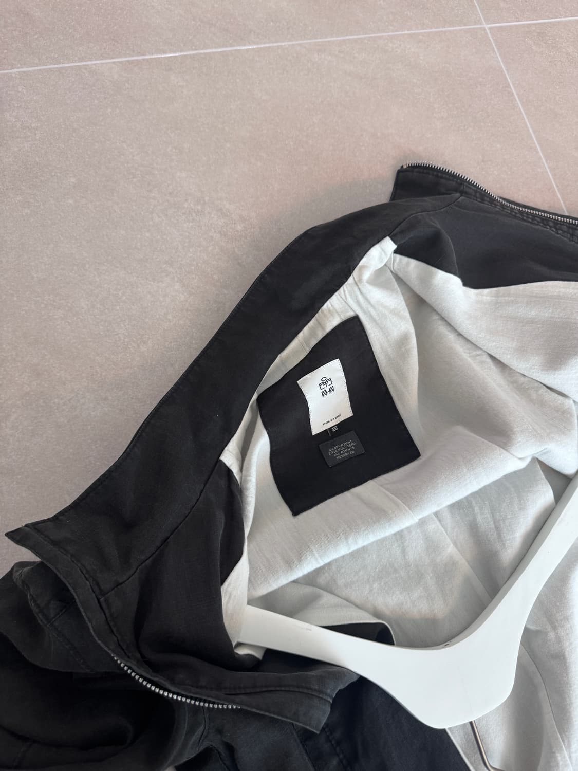 폴리테루 라미파카 웨트블랙 2사이즈 상품이미지9