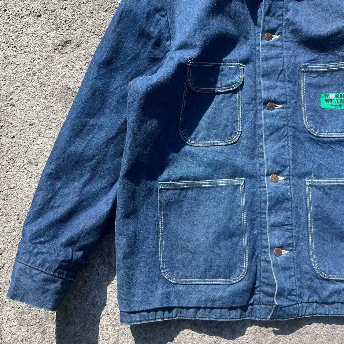 90’s Workwear by Wrangler 데님 커버올 상품이미지5