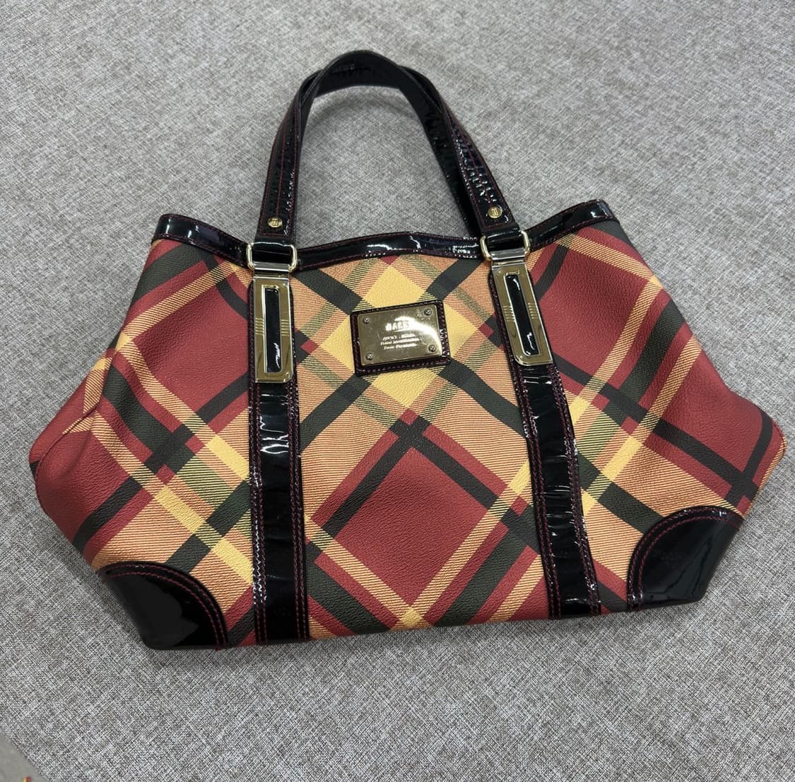 닥스 빈티지 체크 핸드백 토트백 상품이미지1