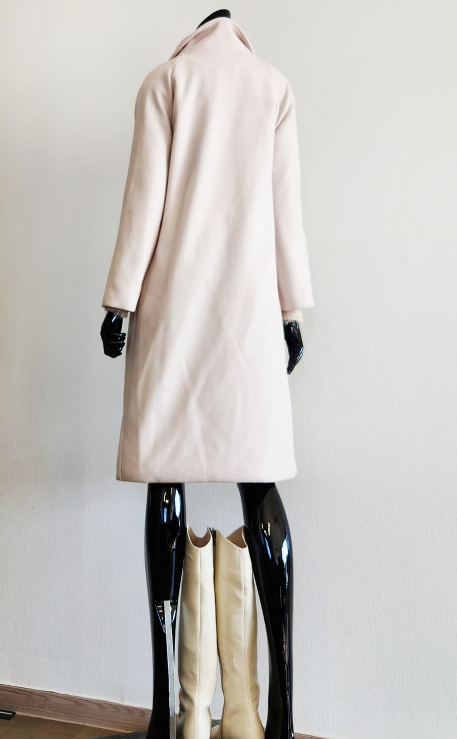 아이보리 롱코트  상품이미지5