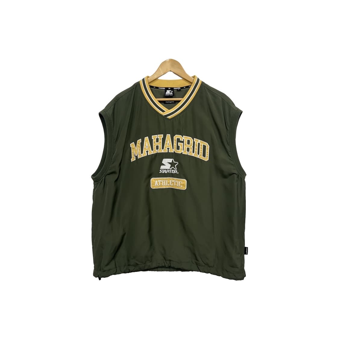 마하그리드 스타터 빅로고 베스킷볼 웜업 조끼 상품이미지1