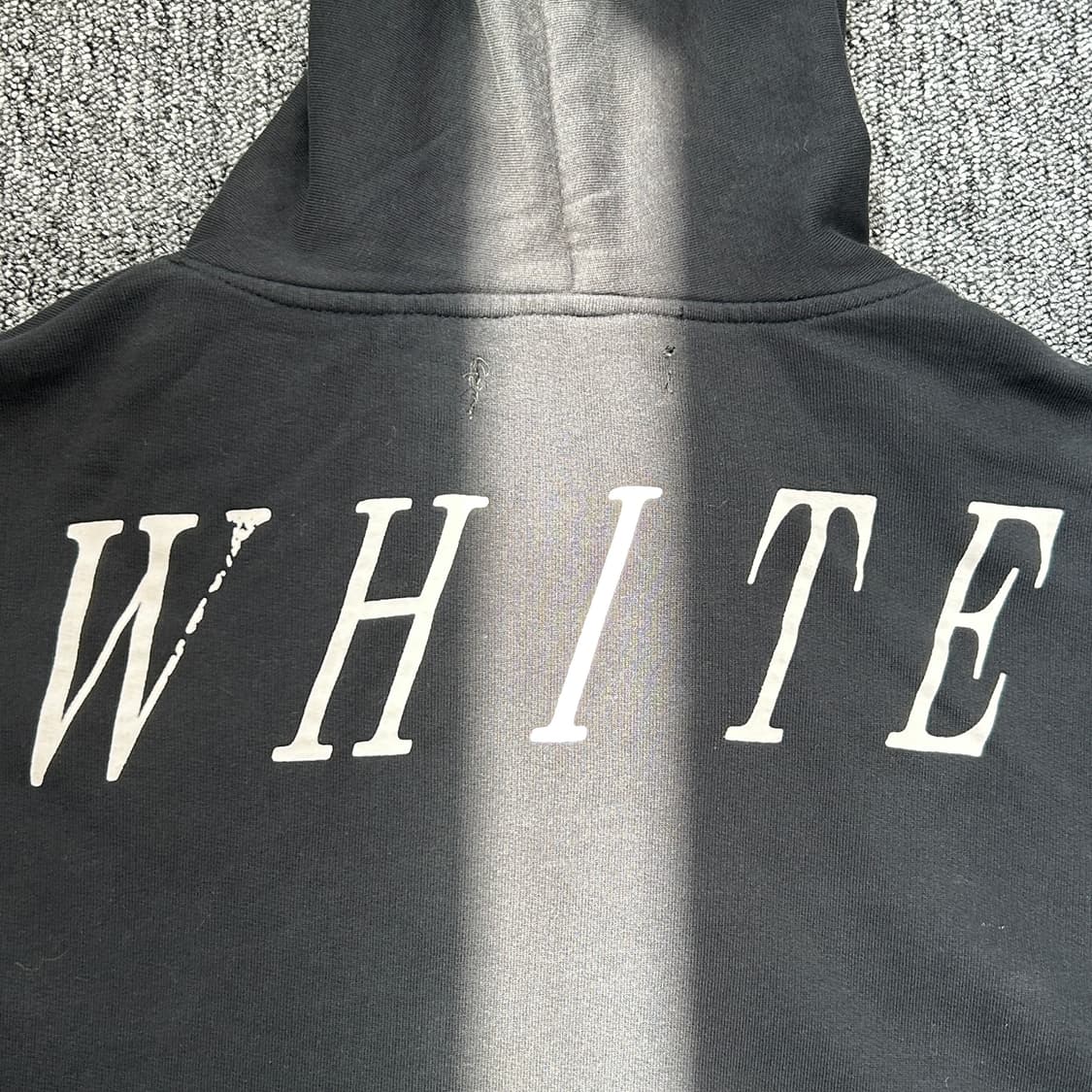 오프화이트 이글 자수 투웨이 후드 집업 상품이미지5