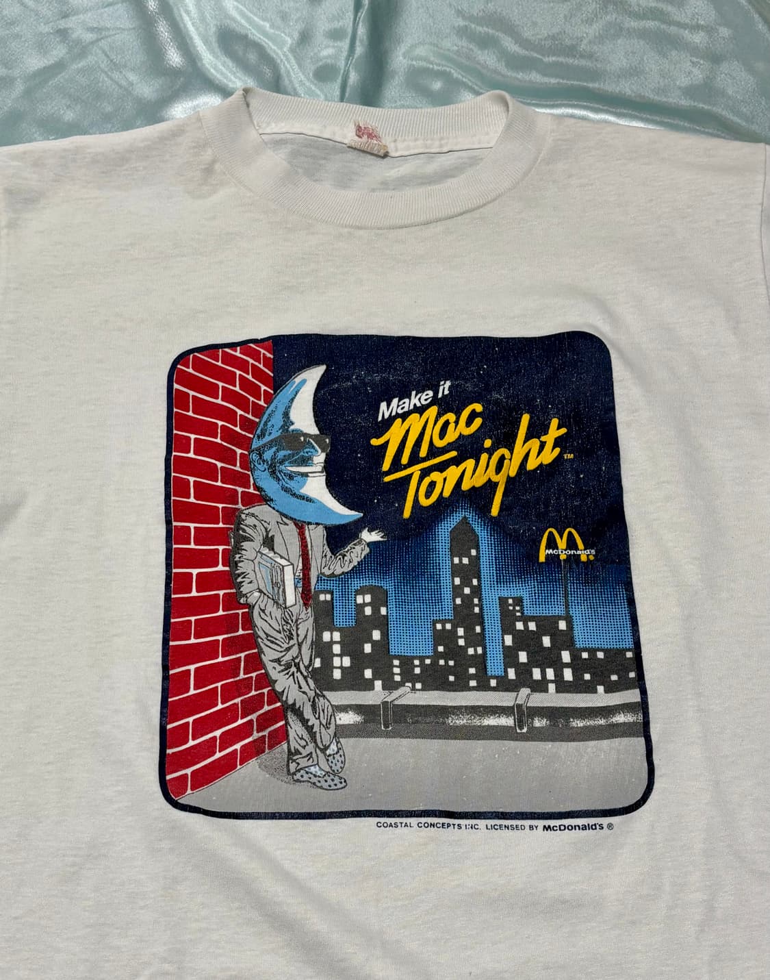 80s USA Mac Tonight 맥투나잇 맥도날드 빈티지 티셔츠 상품이미지5