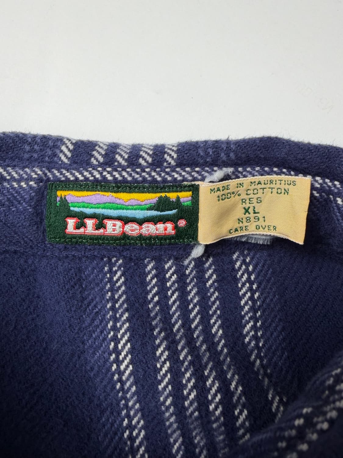 90s L.L.Bean Pullover Flannel Shirt 상품이미지3