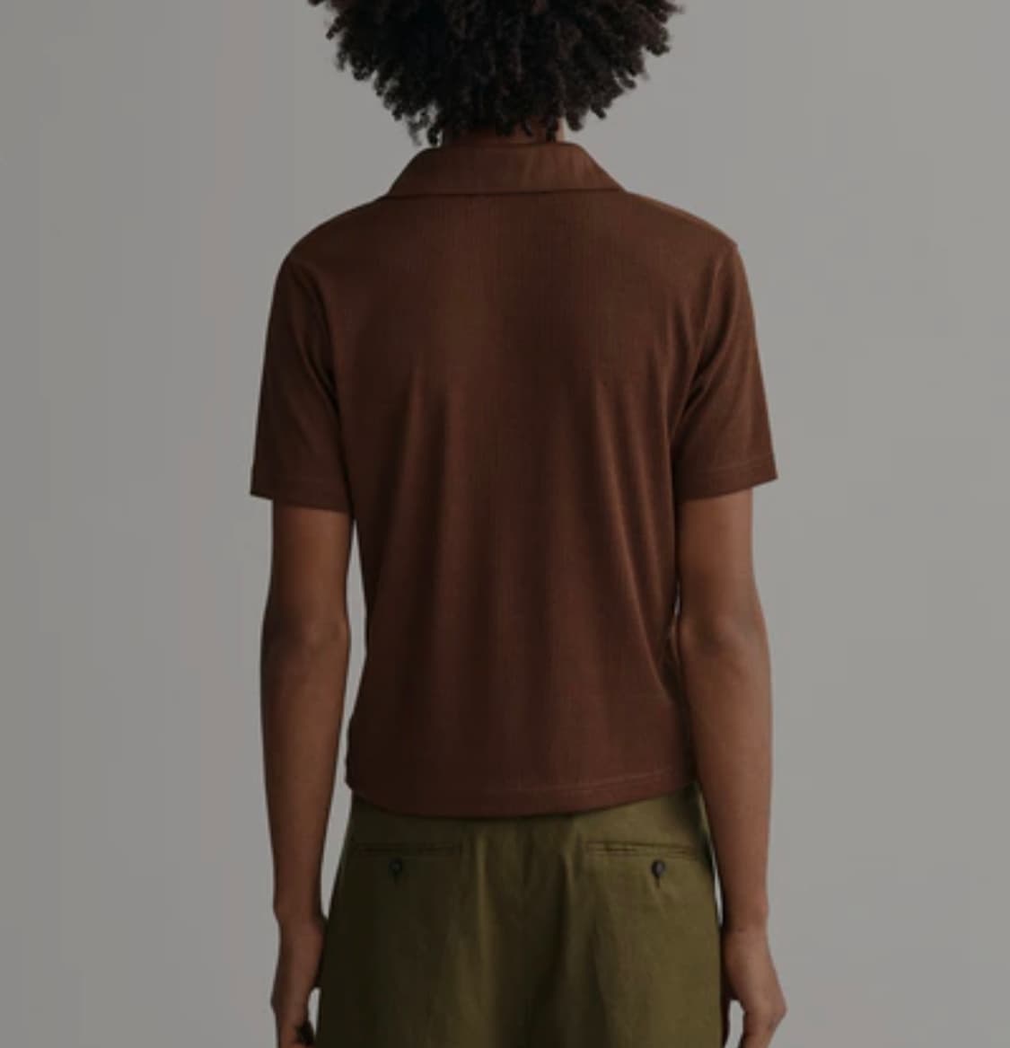 택달린새상품 GANT Brown Slim Fit Polo T-Shirt 상품이미지2