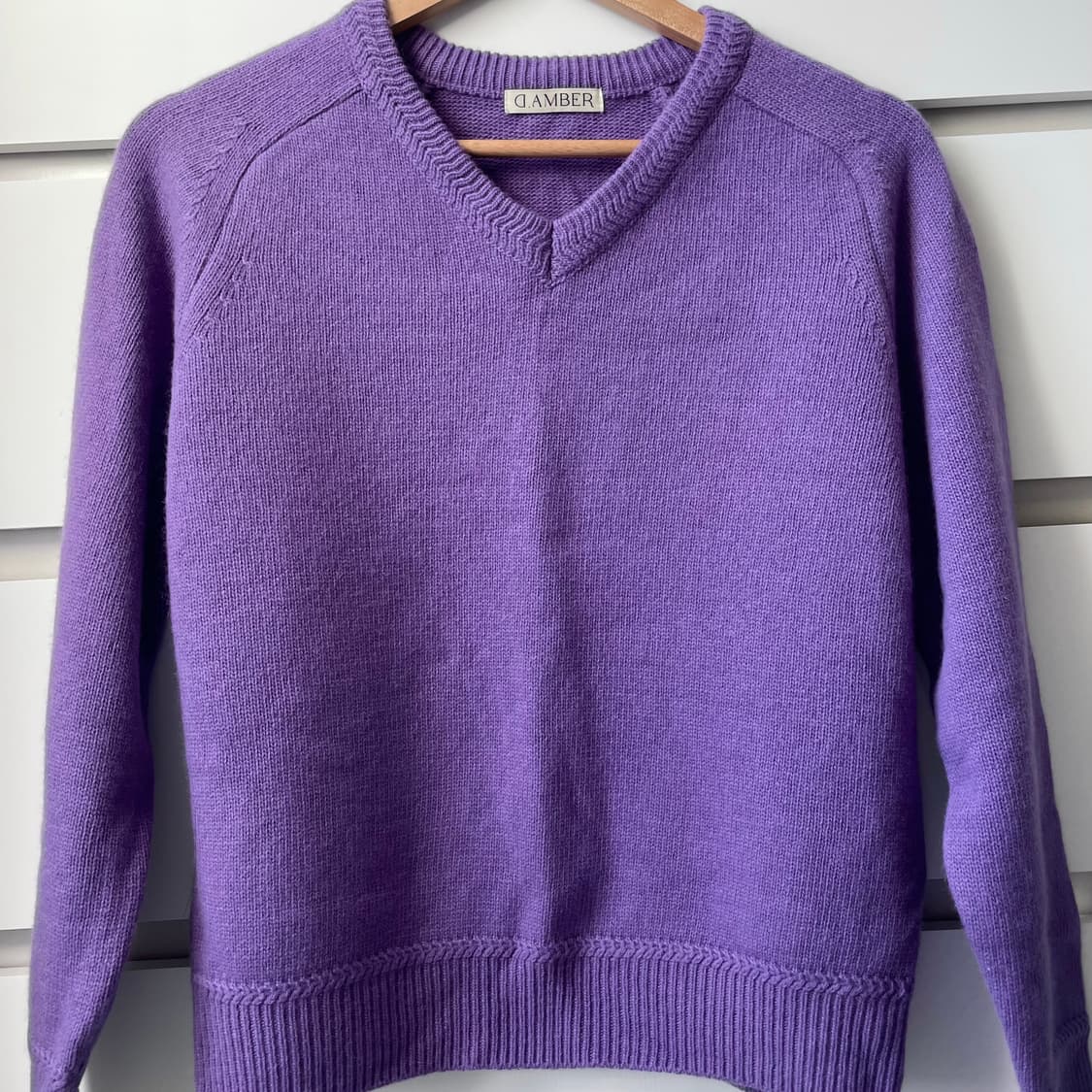 디앰버 캐시 퍼플 니트 상품이미지4