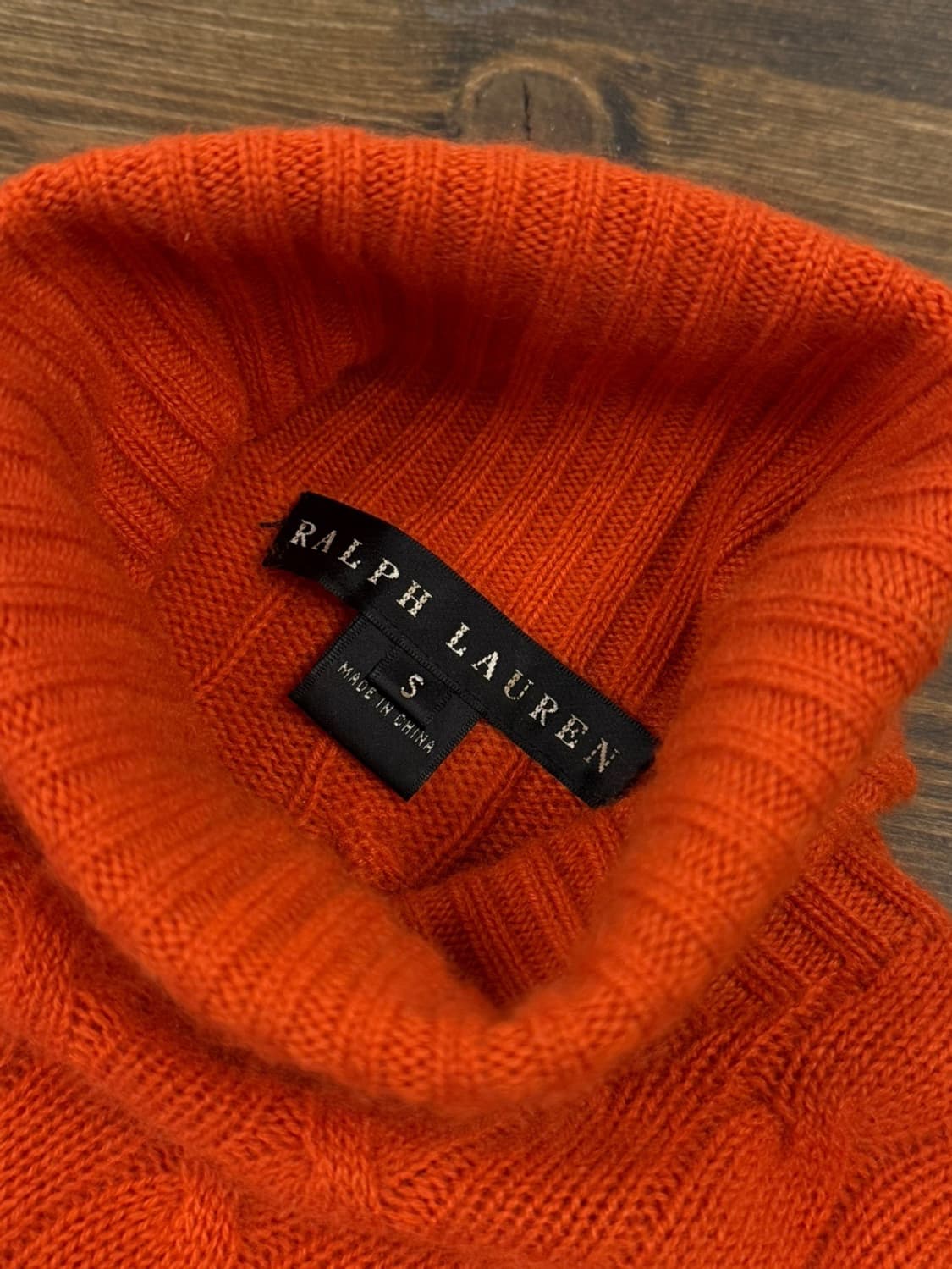 랄프로렌 블랙라벨 캐시미어 터틀넥니트 여성44-55 상품이미지6