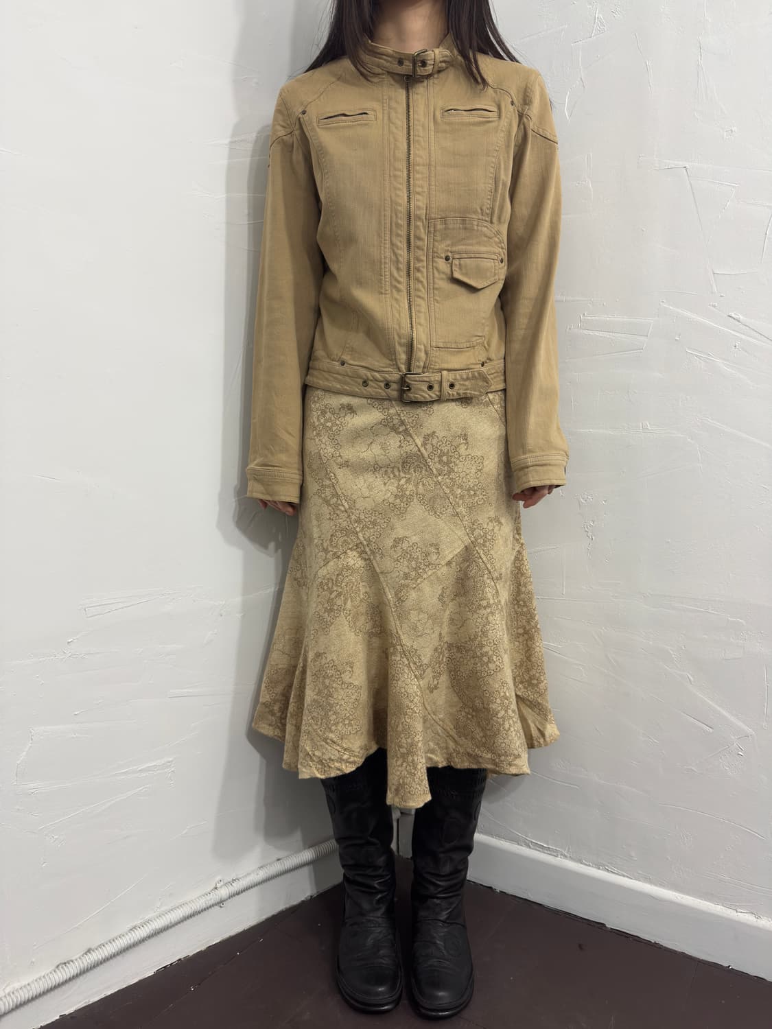 lesural oriental design skirt 상품이미지2