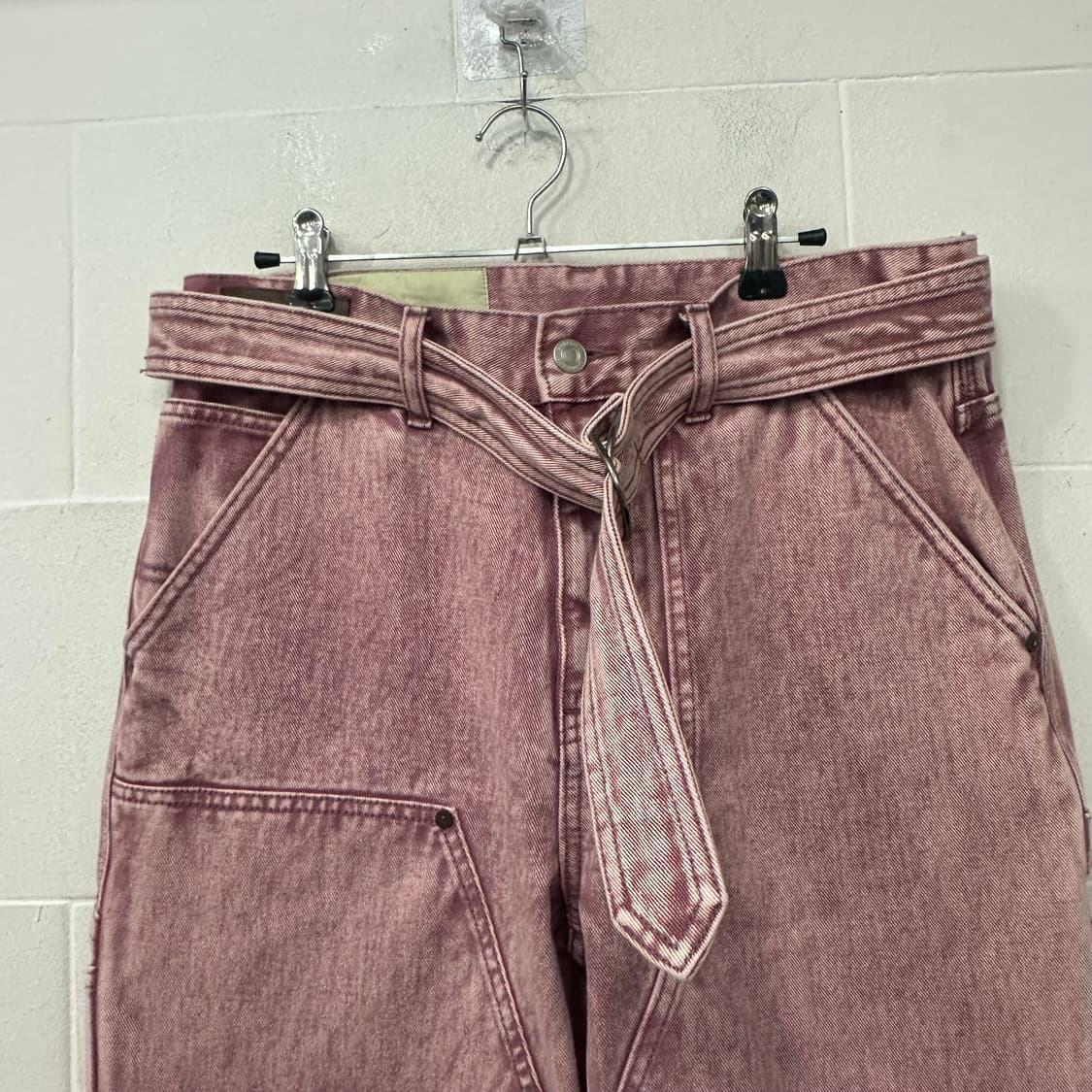 앤더슨벨 벨티드 카펜터 데님팬츠 상품이미지2